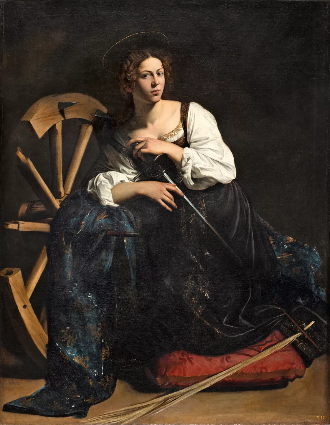 Saint Catherine of Alexandria. Santa Catalina de Alejandría, c. 1598 Saint Catherine of Alexandria. Santa Catalina de Alejandría, c. 1598