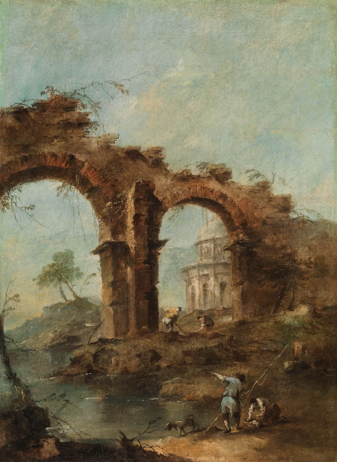 Francesco Guardi. Capricho, hacia 1770-1780 Francesco Guardi. Capricho, hacia 1770-1780
