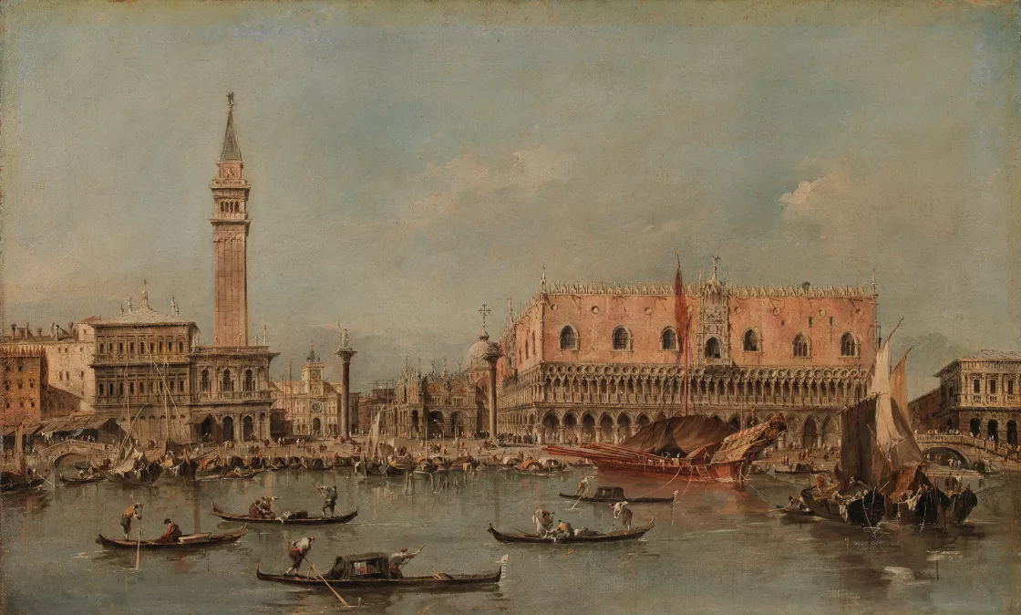 Francesco Guardi. La partida del Bucintoro, hacia 1765-1780 Francesco Guardi. La partida del Bucintoro, hacia 1765-1780