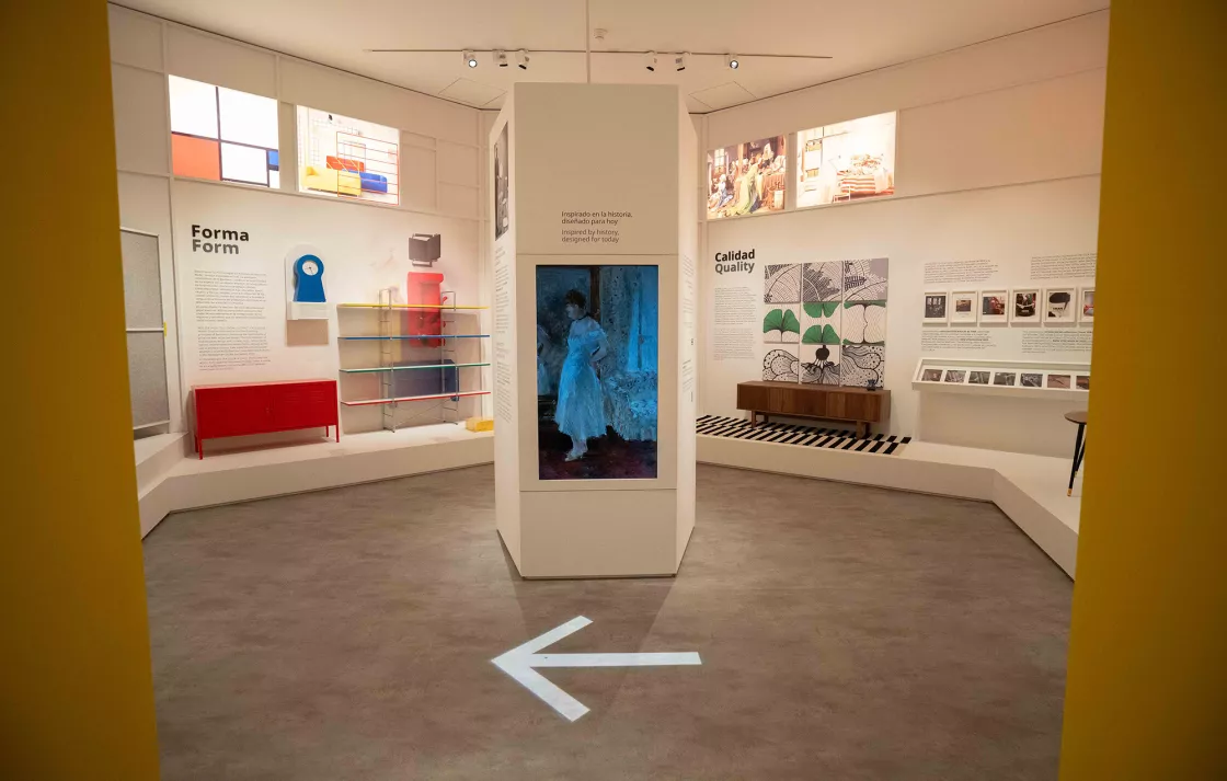 Exhibition room. IKEA and the art of home. Design for a better everyday life