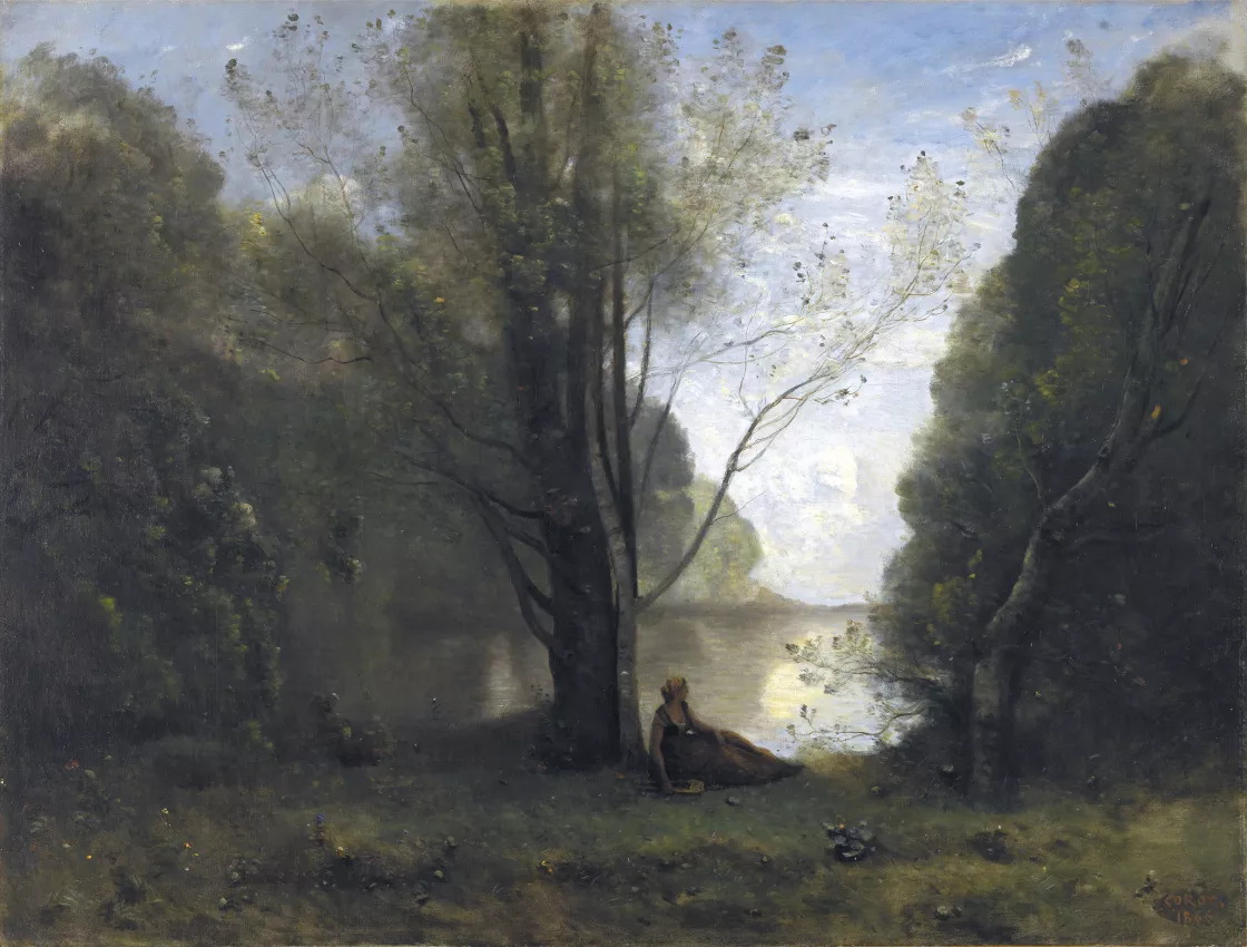 La Soledad. Recuerdo de Vigen, Limusín. Jean-Baptiste-Camille Corot