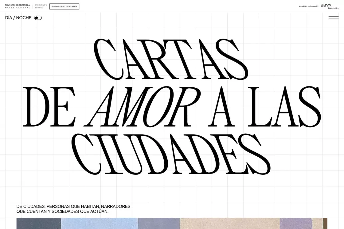 Documental web "Cartas de amor a las ciudades"