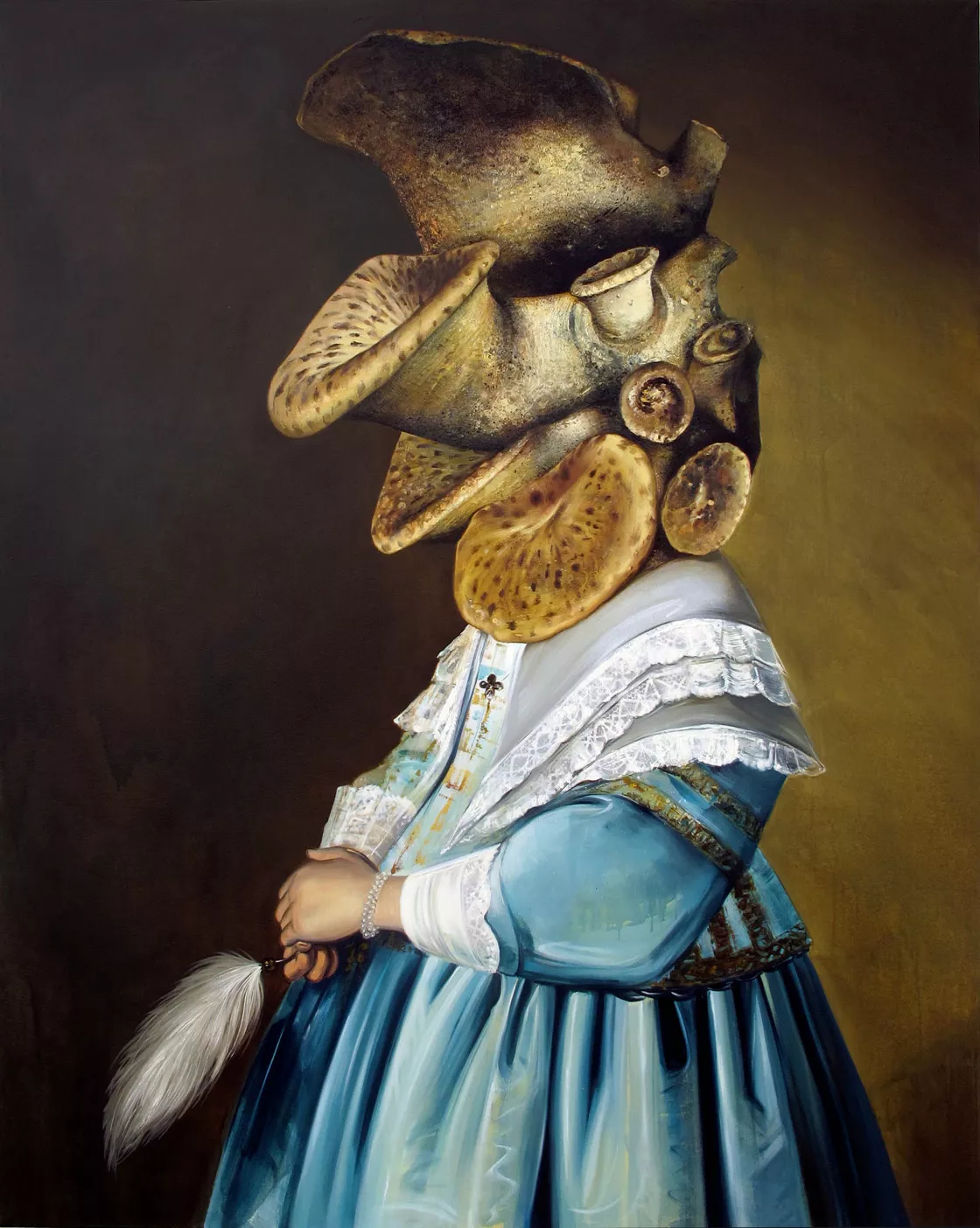 Ewa Juszkiewicz, Girl in Blue (after Johannes Cornelisz Verspronck) Ewa Juszkiewicz, Girl in Blue (after Johannes Cornelisz Verspronck)