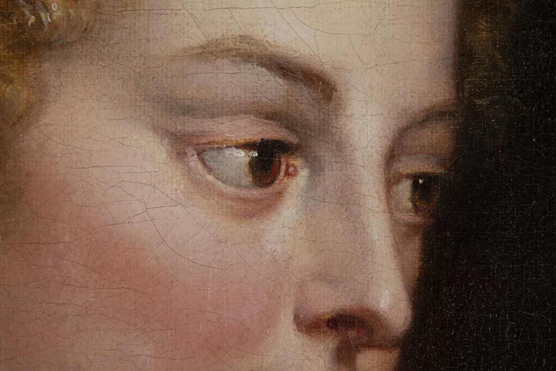Detalle en macrofotografía de la obra de Rubens “Venus y Cupido” Detalle en macrofotografía de la obra de Rubens “Venus y Cupido”