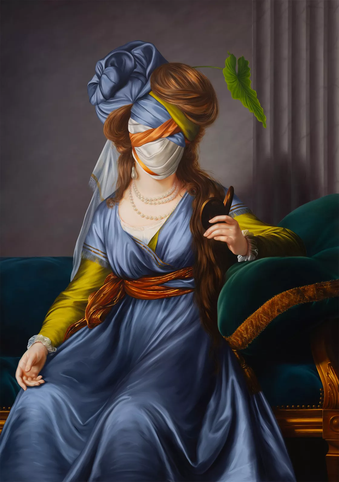 Ewa Juszkiewicz, Lady with a Mirror (after Élisabeth Vigée Le Brun) Ewa Juszkiewicz, Lady with a Mirror (after Élisabeth Vigée Le Brun)