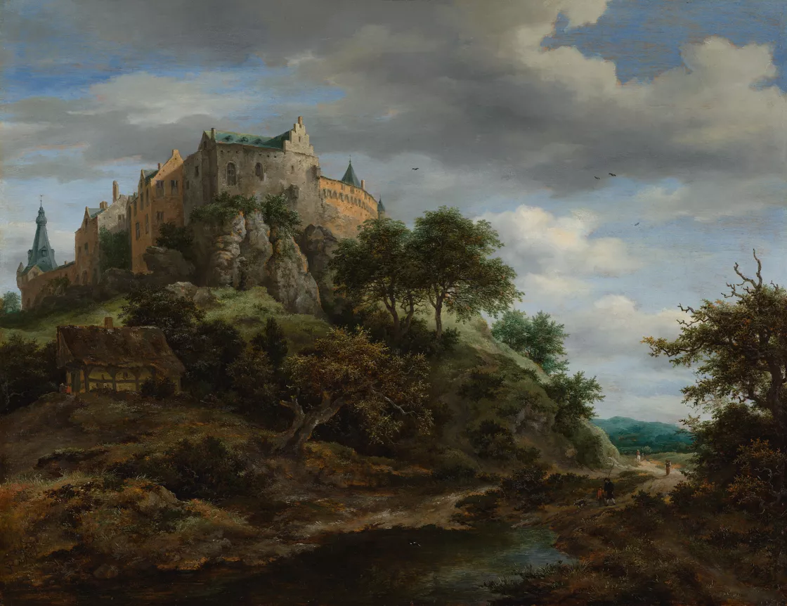 Jacob van Ruisdael, View of Bentheim Castle Jacob van Ruisdael, View of Bentheim Castle