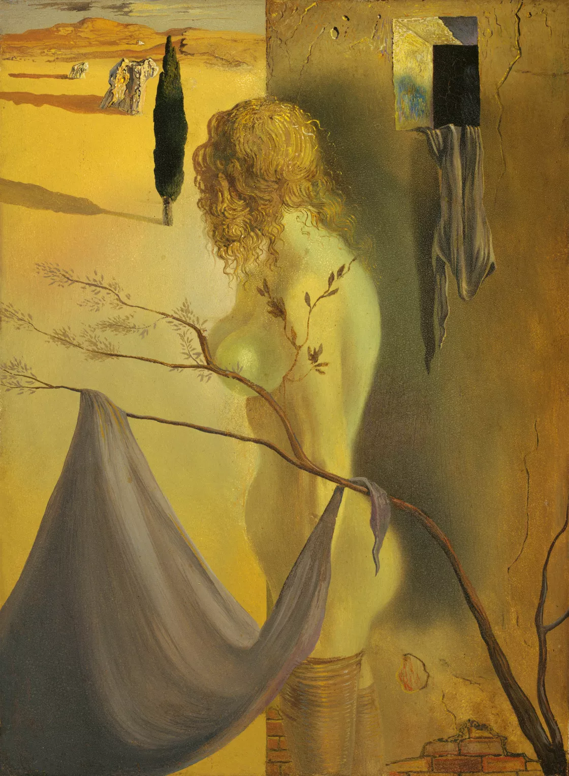 Salvador Dalí. La señal de la angustia, 1936 Salvador Dalí. La señal de la angustia, 1936