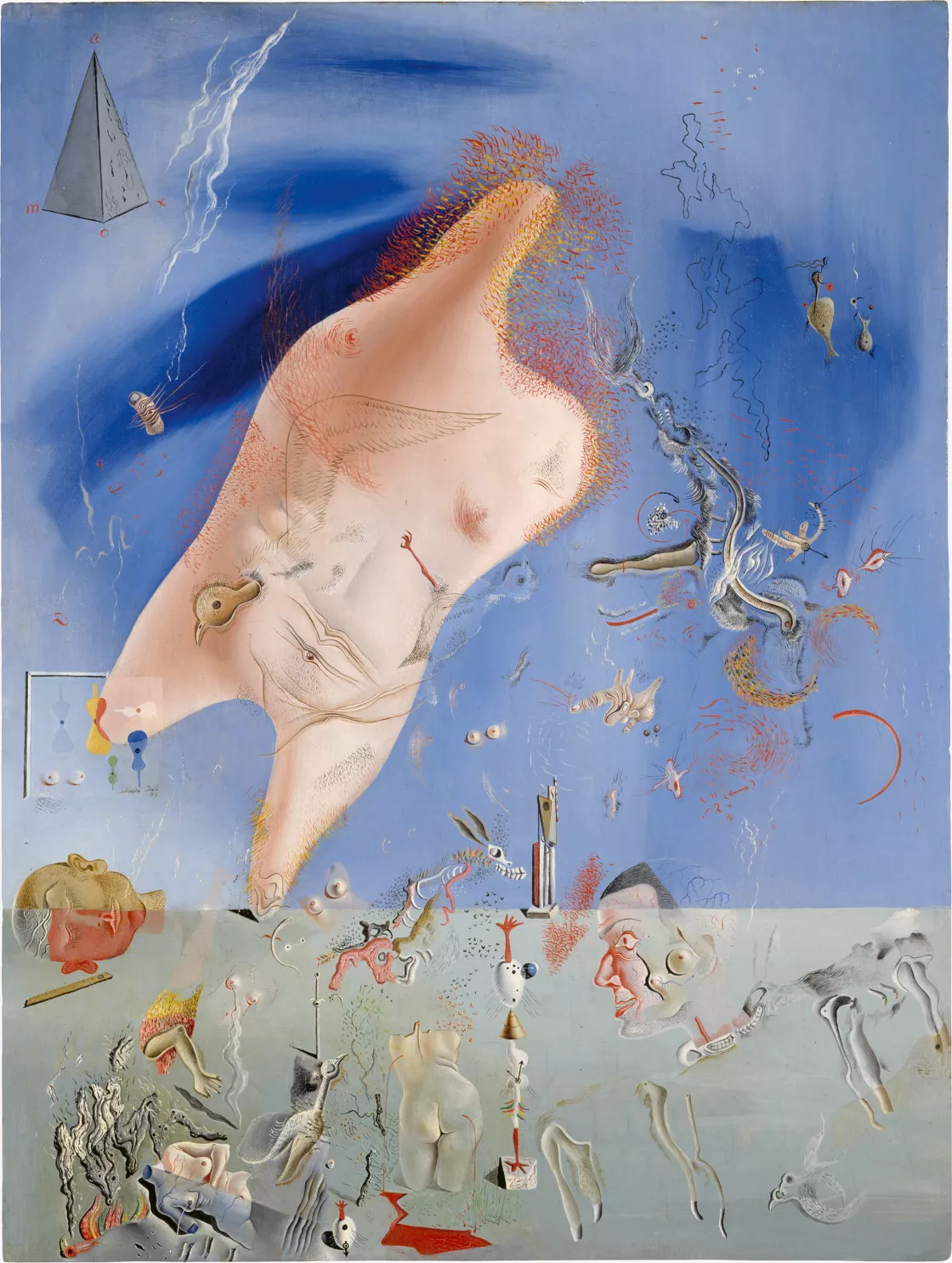 Salvador Dalí. Los esfuerzos estériles. Cenicitas, 1927-1928 Salvador Dalí. Los esfuerzos estériles. Cenicitas, 1927-1928