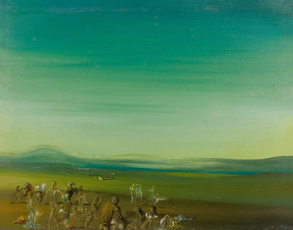 Salvador Dalí. Playa erótica, 1950 Salvador Dalí. Playa erótica, 1950