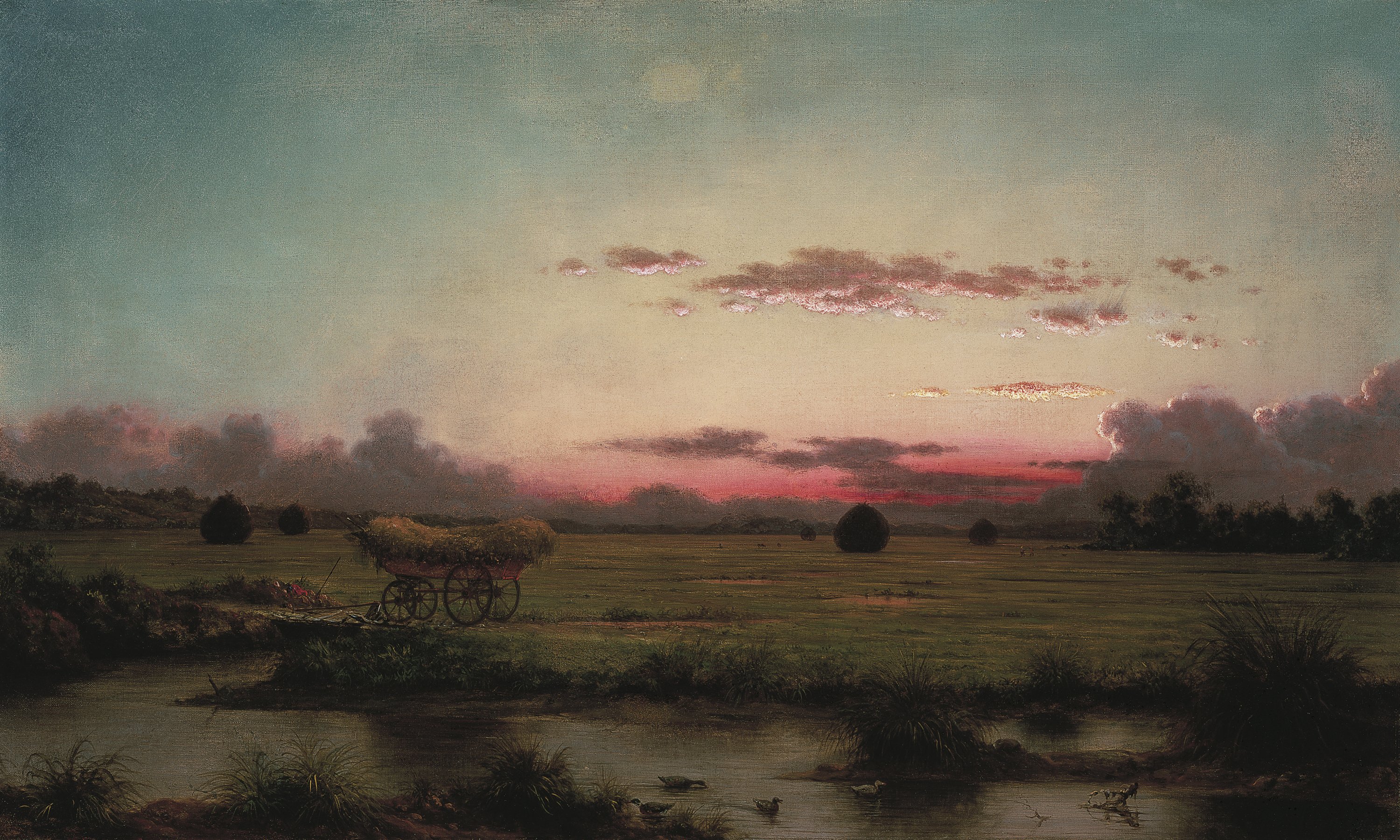 HEADE MARTIN JOHNSON. Pantanos en Rhode Island