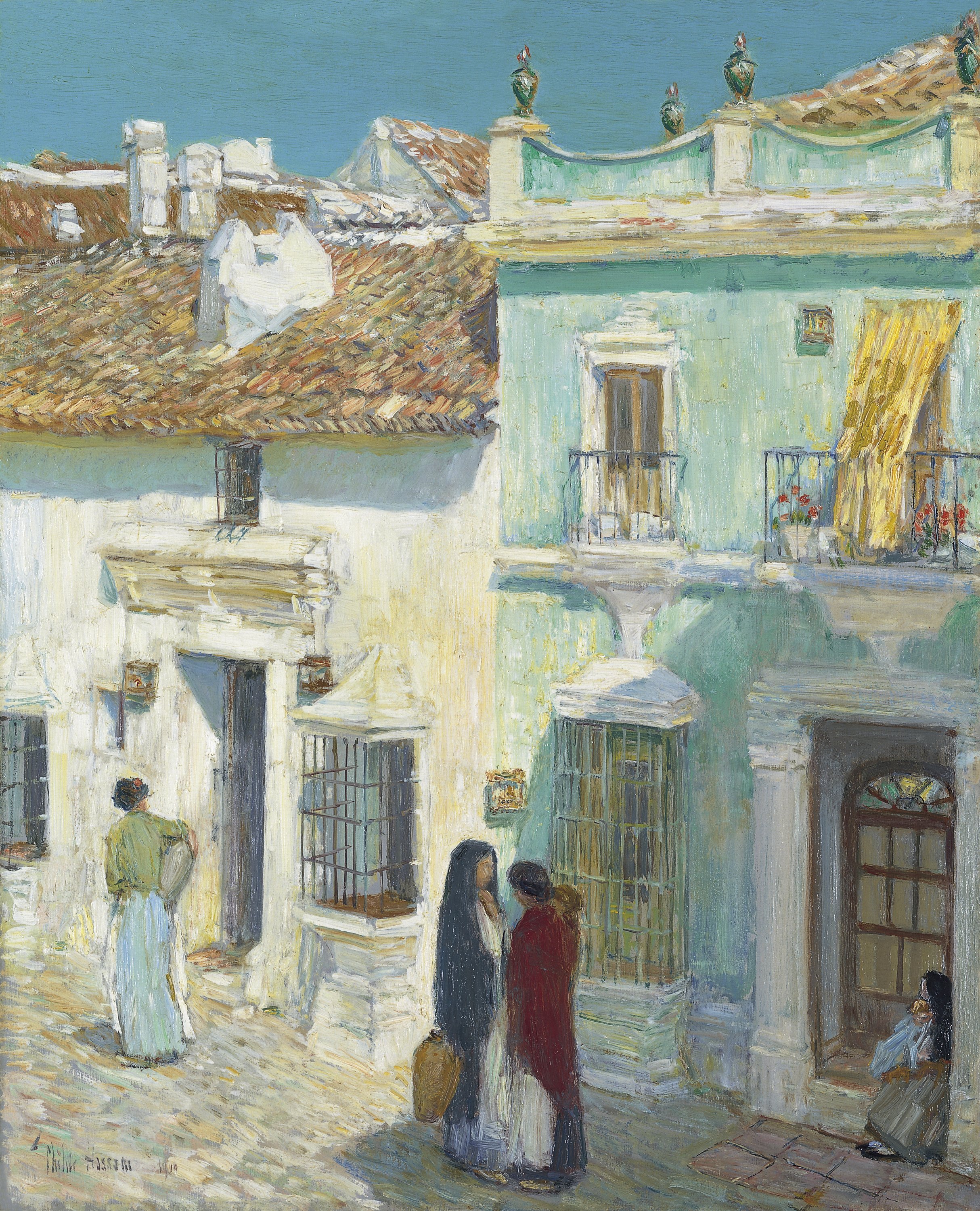 HASSAM CHILDE. Plaza de la Merced, Ronda