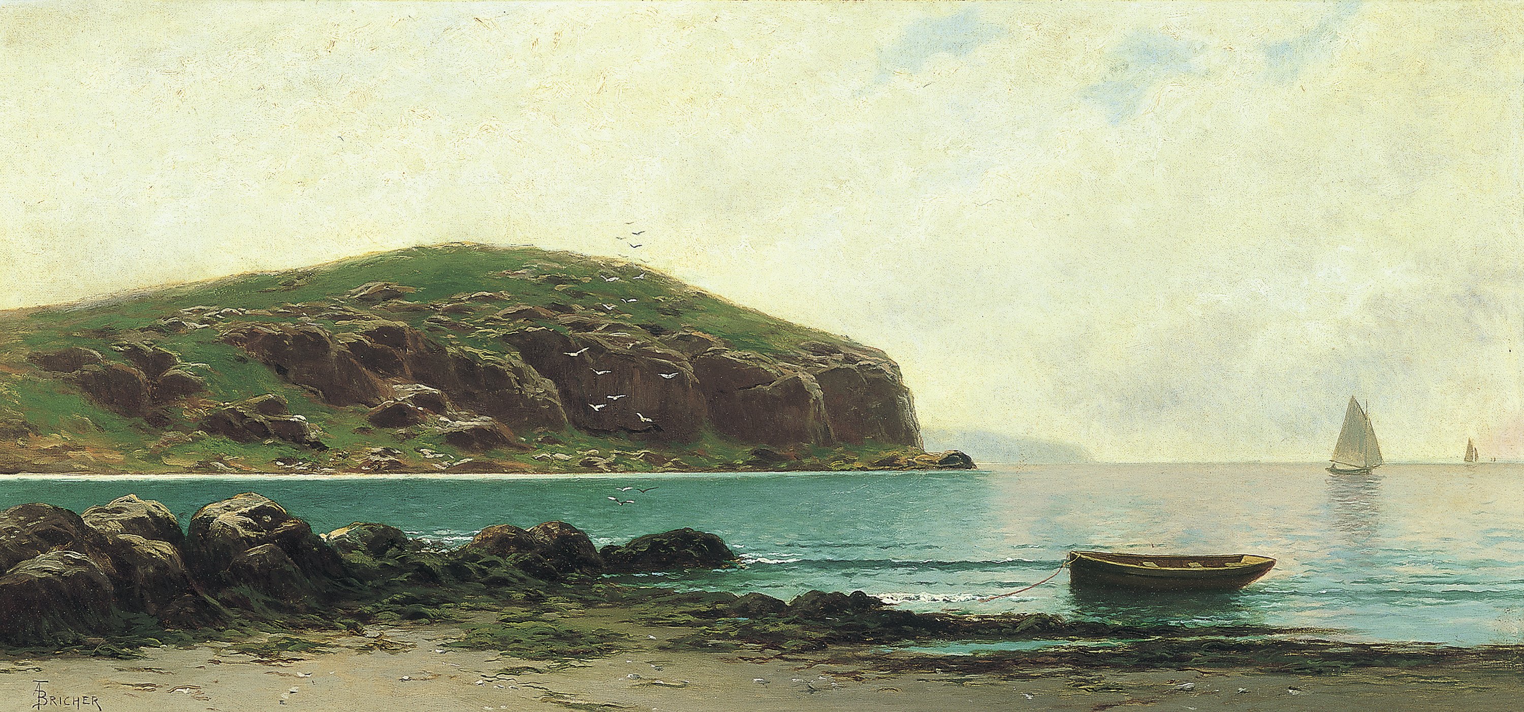 BRICHER ALFRED THOMPSON. Vista costera