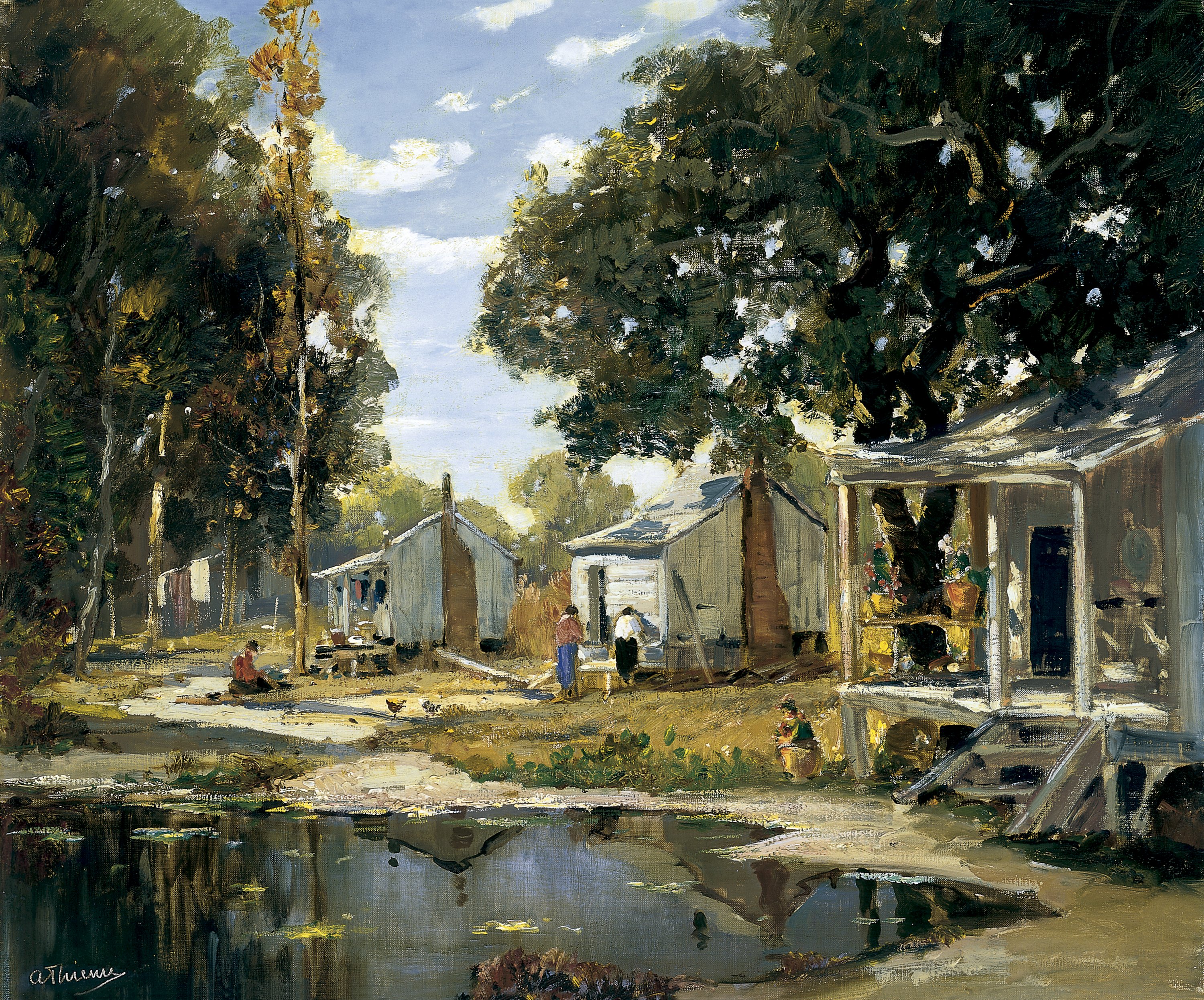 THIEME ANTHONY. Cabañas cerca de San Agustín, Florida