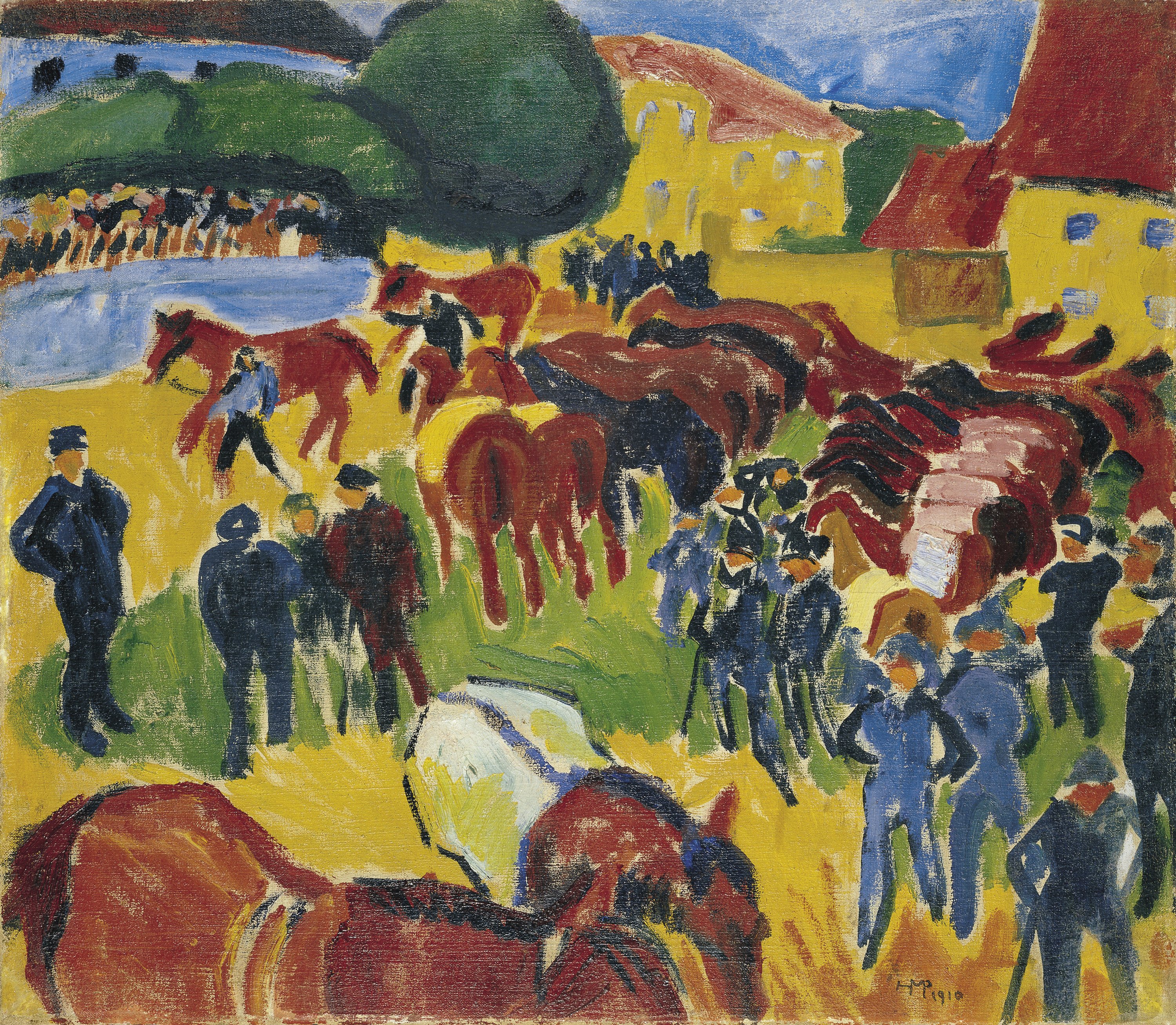 PECHSTEIN. Feria de caballos