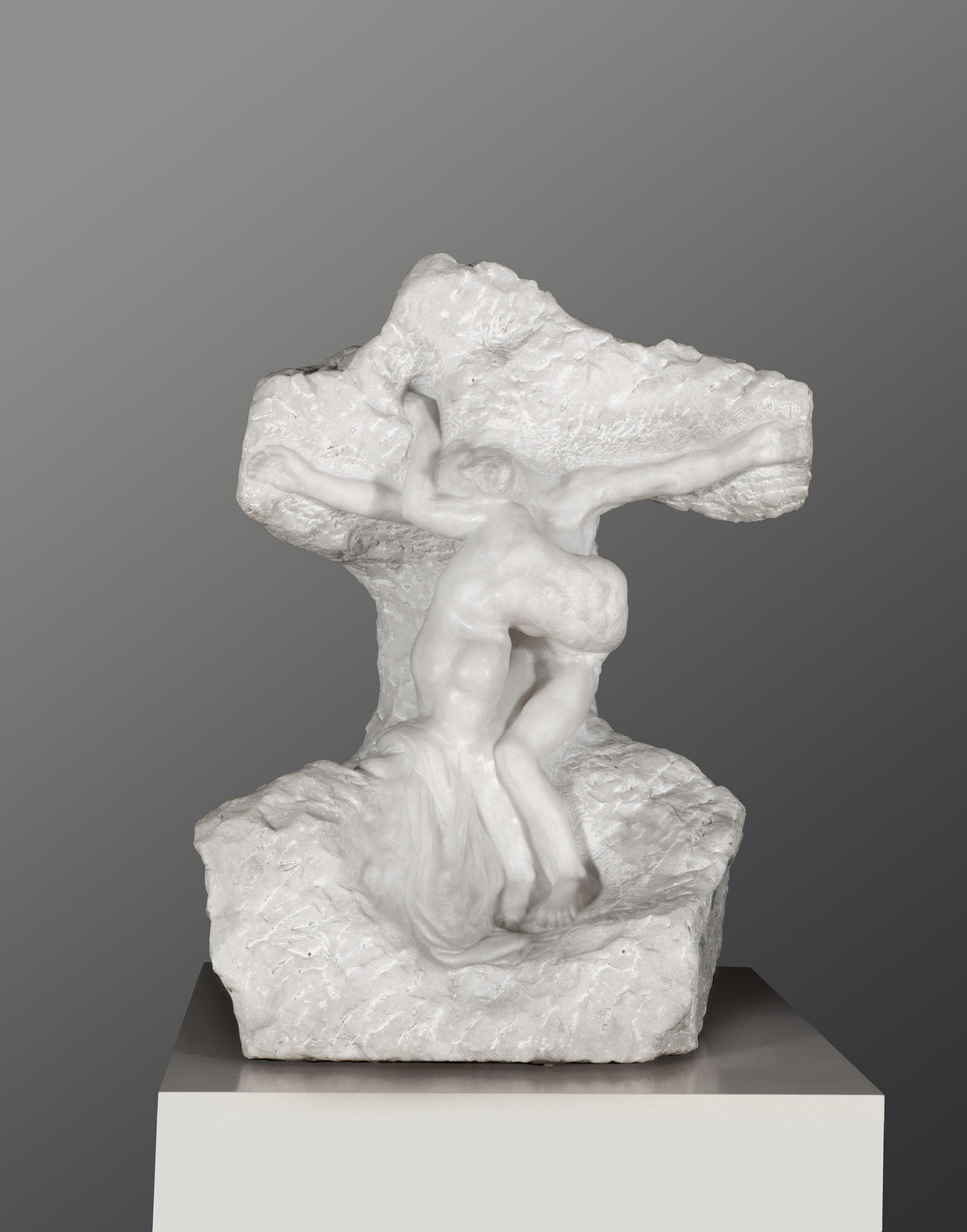 Auguste Rodin. Cristo y la Magdalena. 