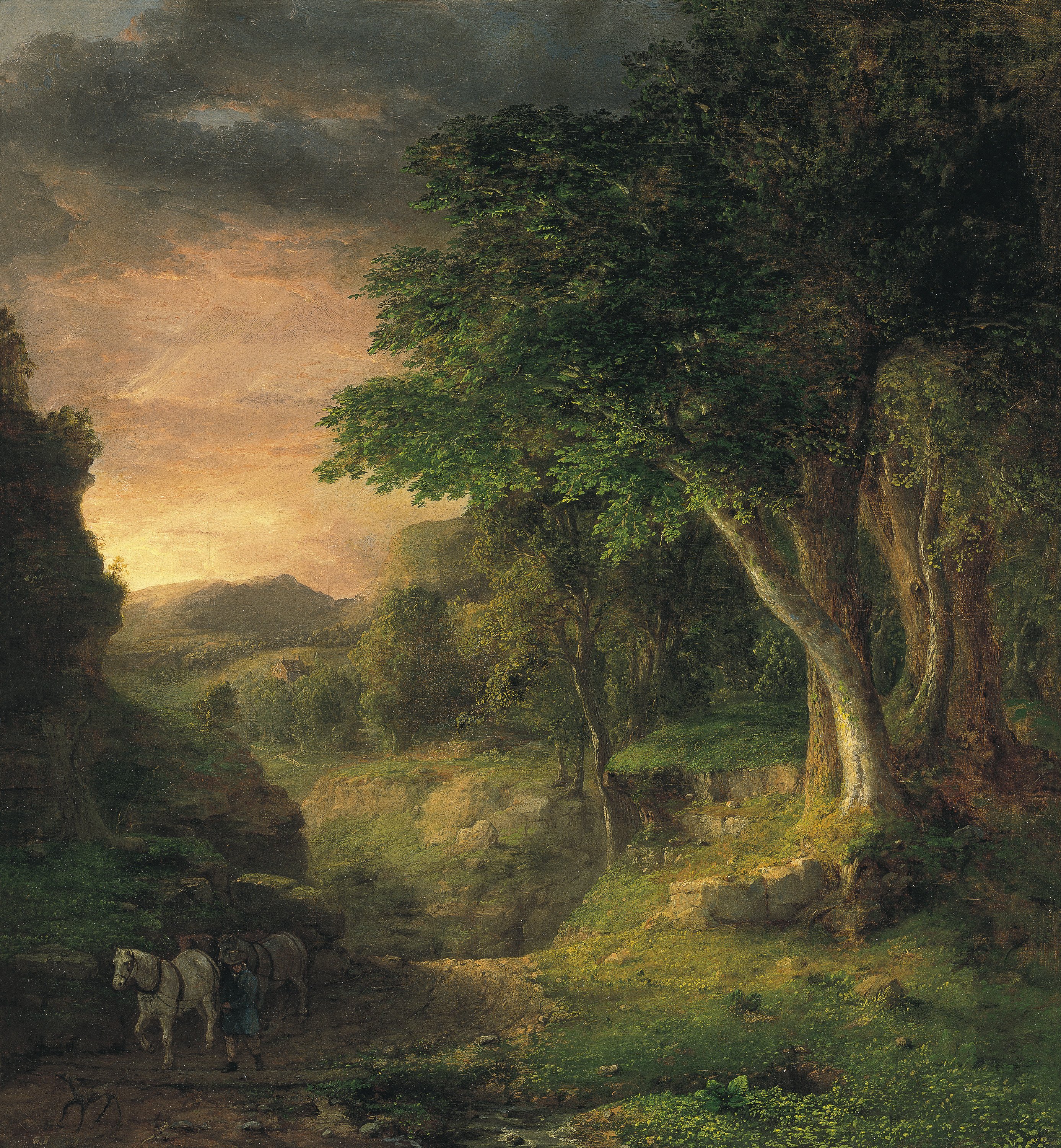 En los Berkshires.Inness