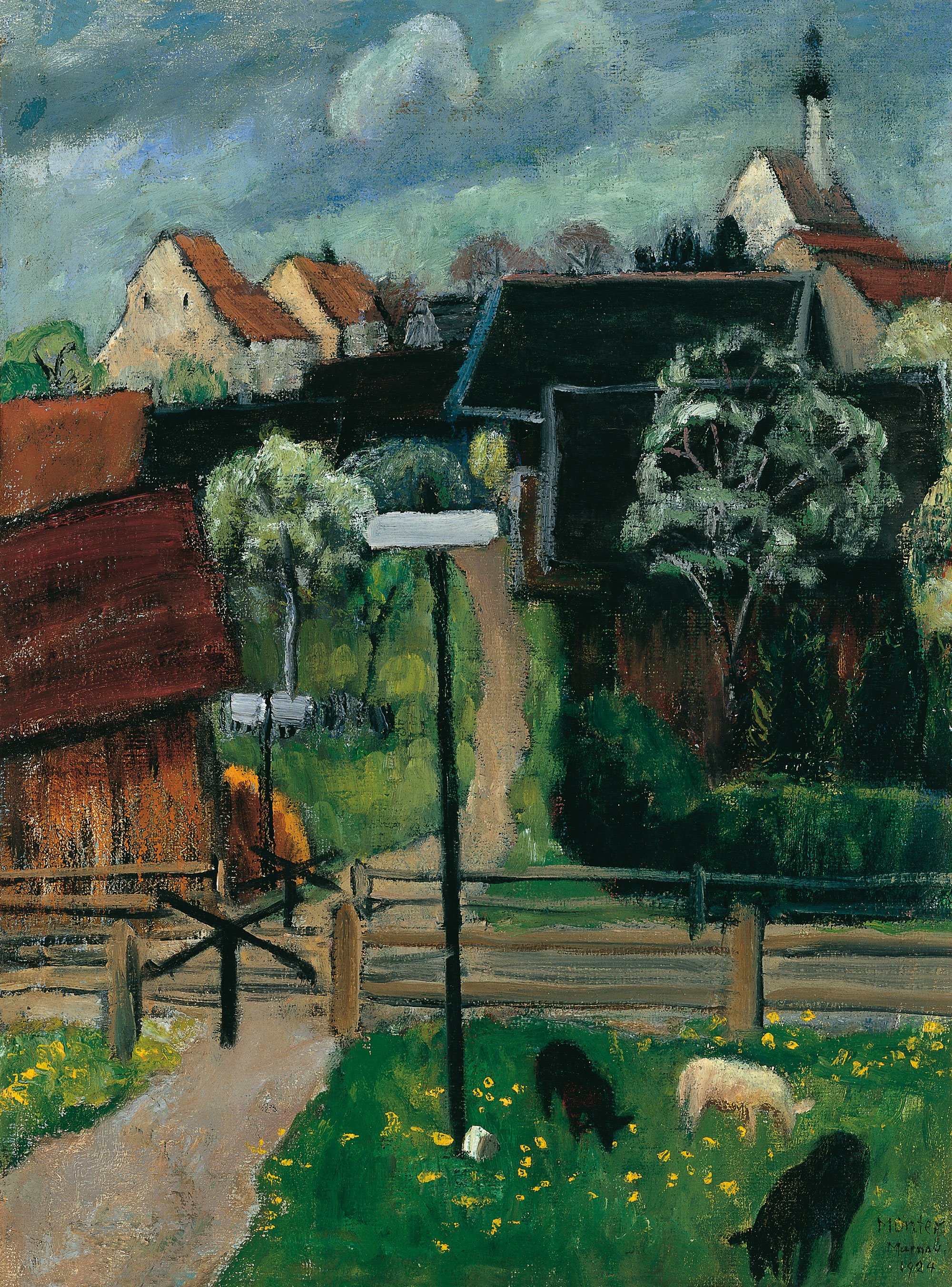 Gabriele Münter. Murnau (Murnau en mayo)