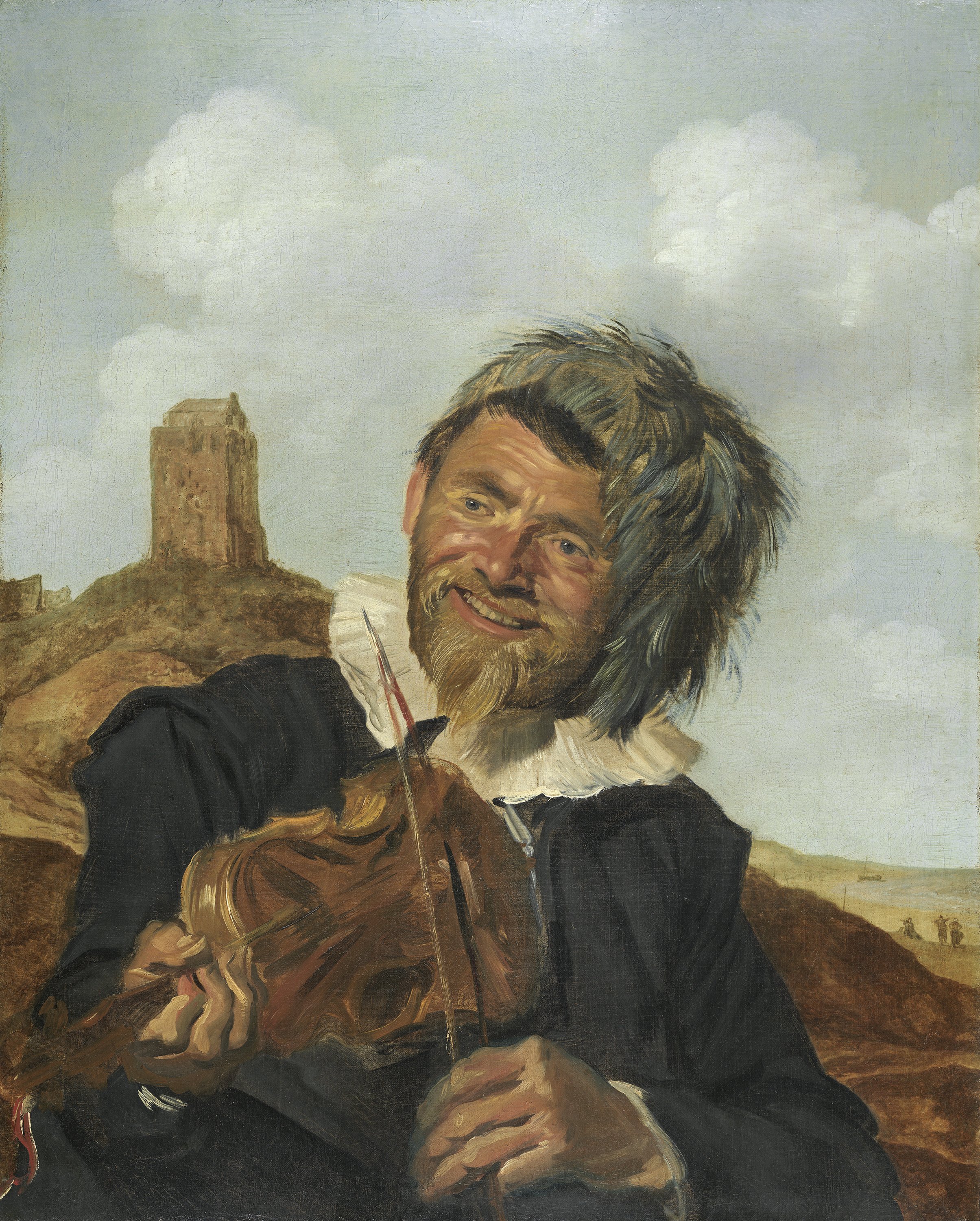 Fisherman Playing the Violin. Frans (atribuido) Hals