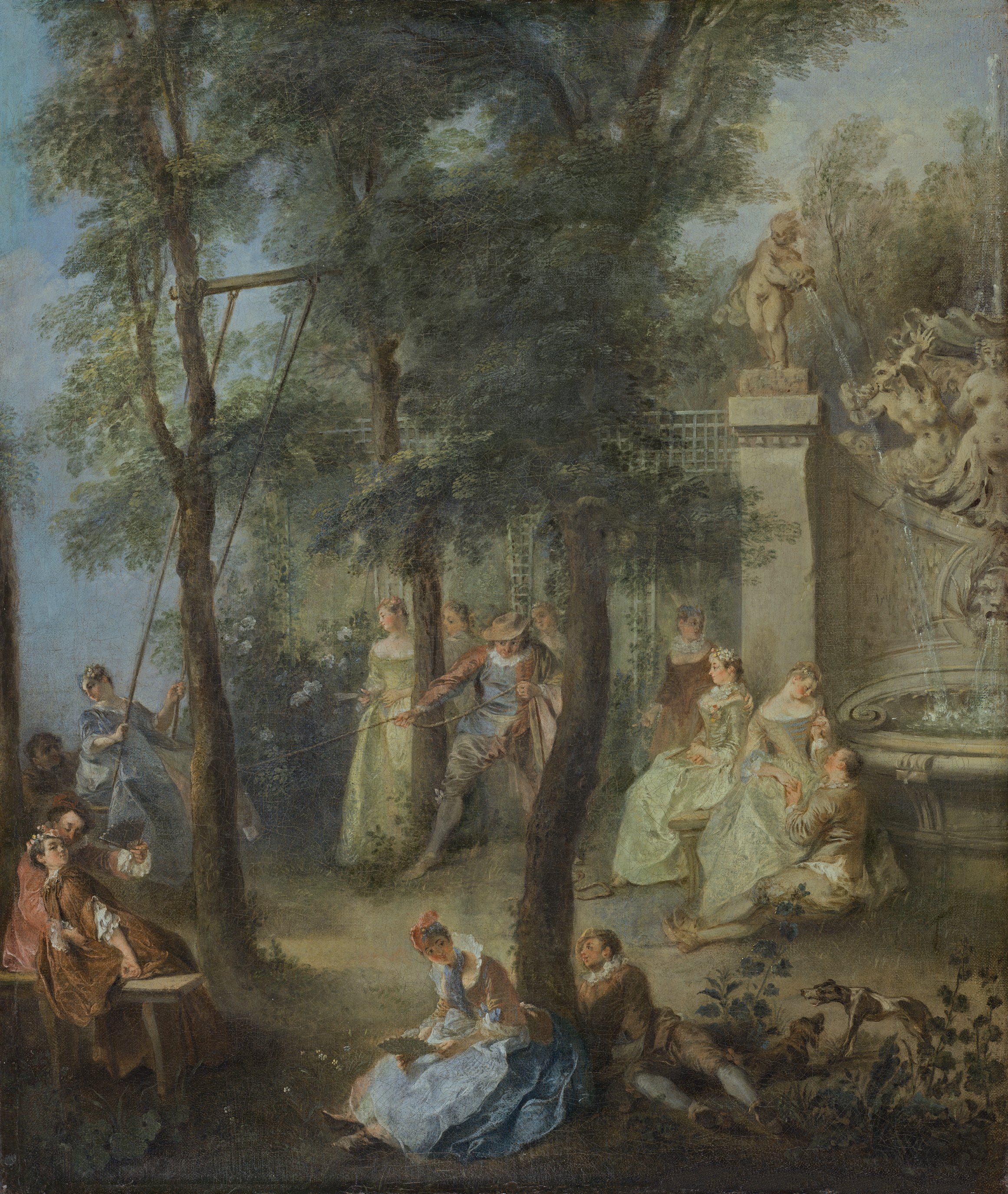 The Swing. El columpio, c. 1735-1740