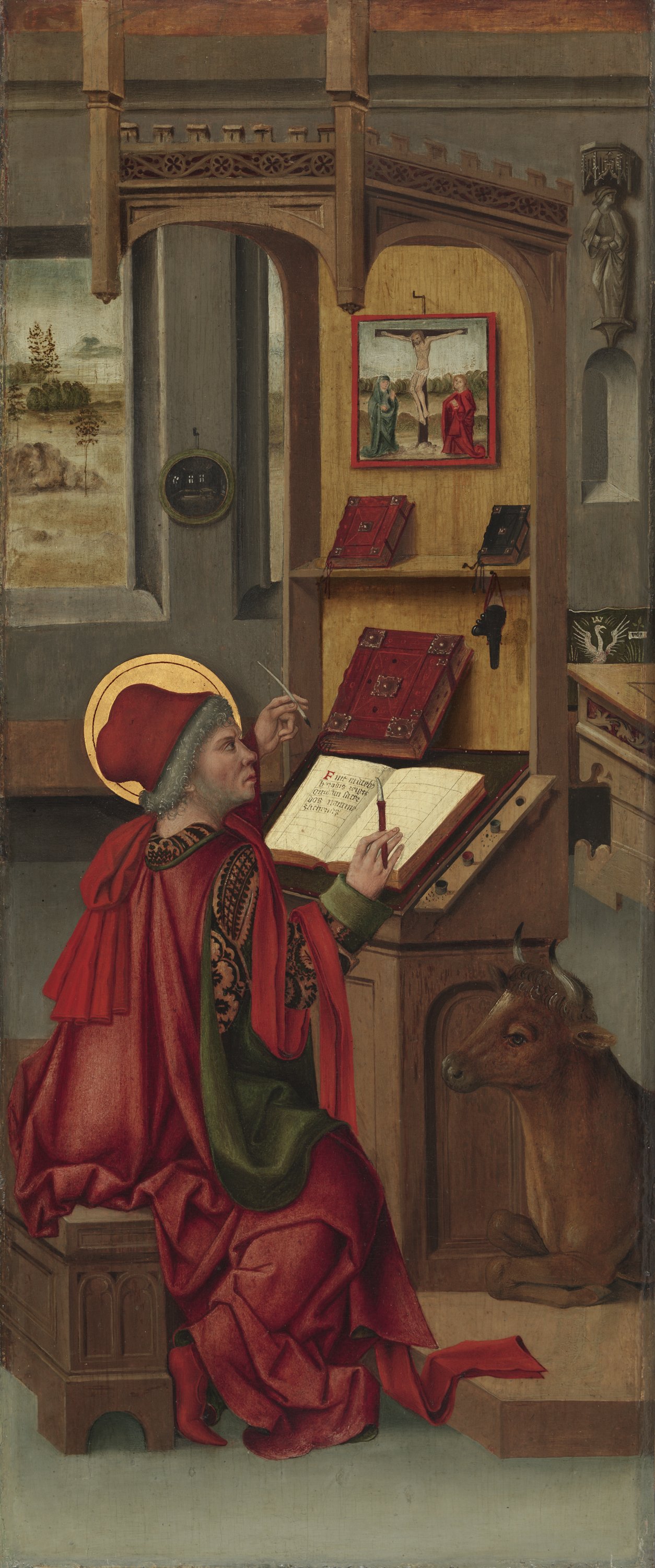 Saint Luke the Evangelist. El evangelista san Lucas, 1478