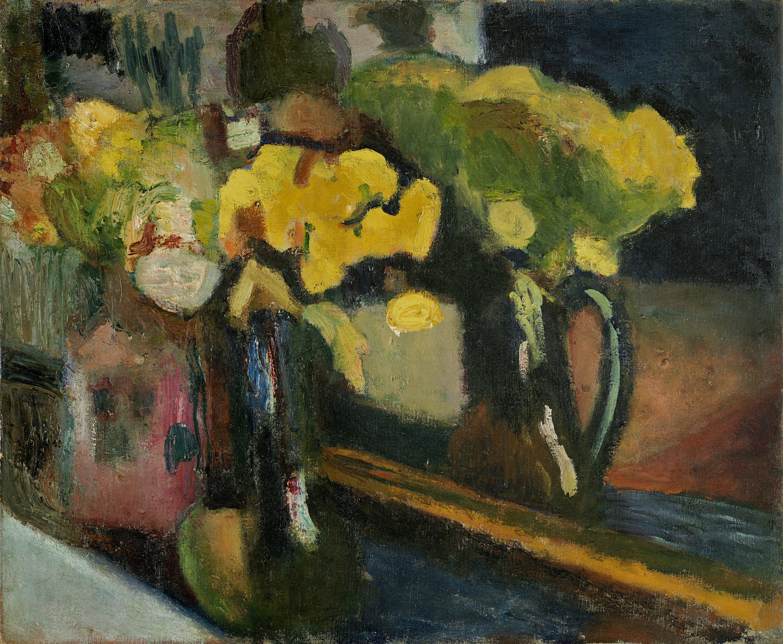 Las flores amarillas. Henri (Henri Émile Benoît Matisse) Matisse