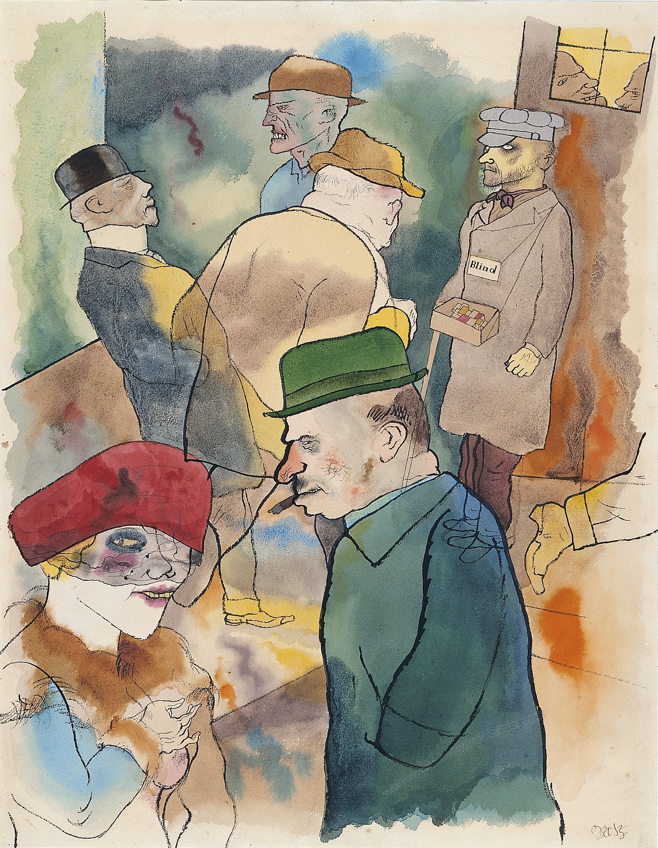 Twilight. George (Georg Ehrenfried Grosz) Grosz
