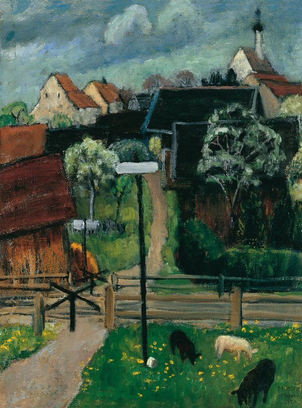 MÜNTER GABRIELE. Murnau (Murnau en mayo)