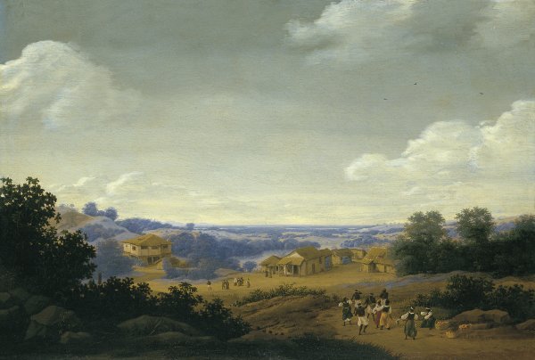 Plantation Settlement in Brazil. Plantación en Brasil, 1656