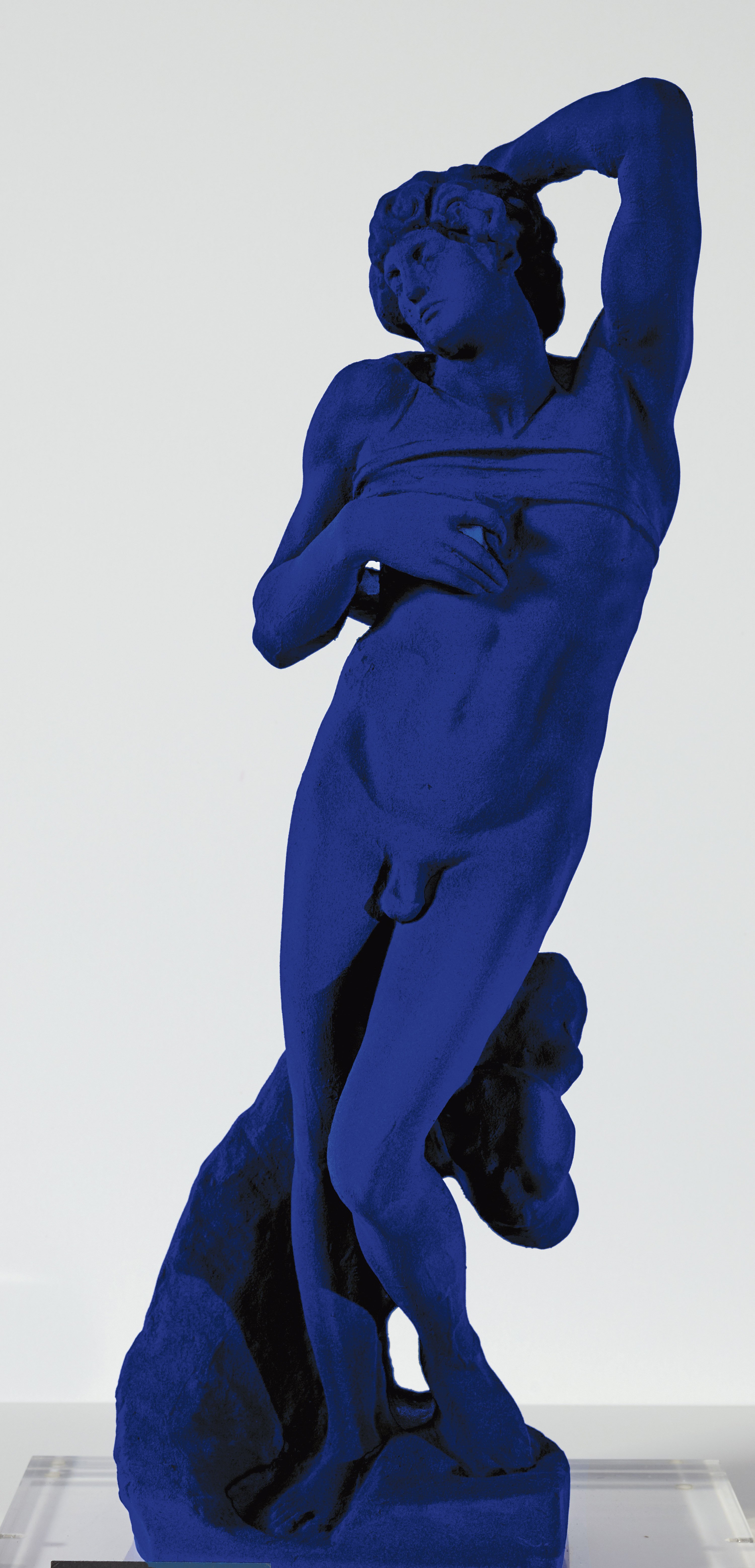 Esclavo agonizante (según Miguel Ángel). Yves Klein