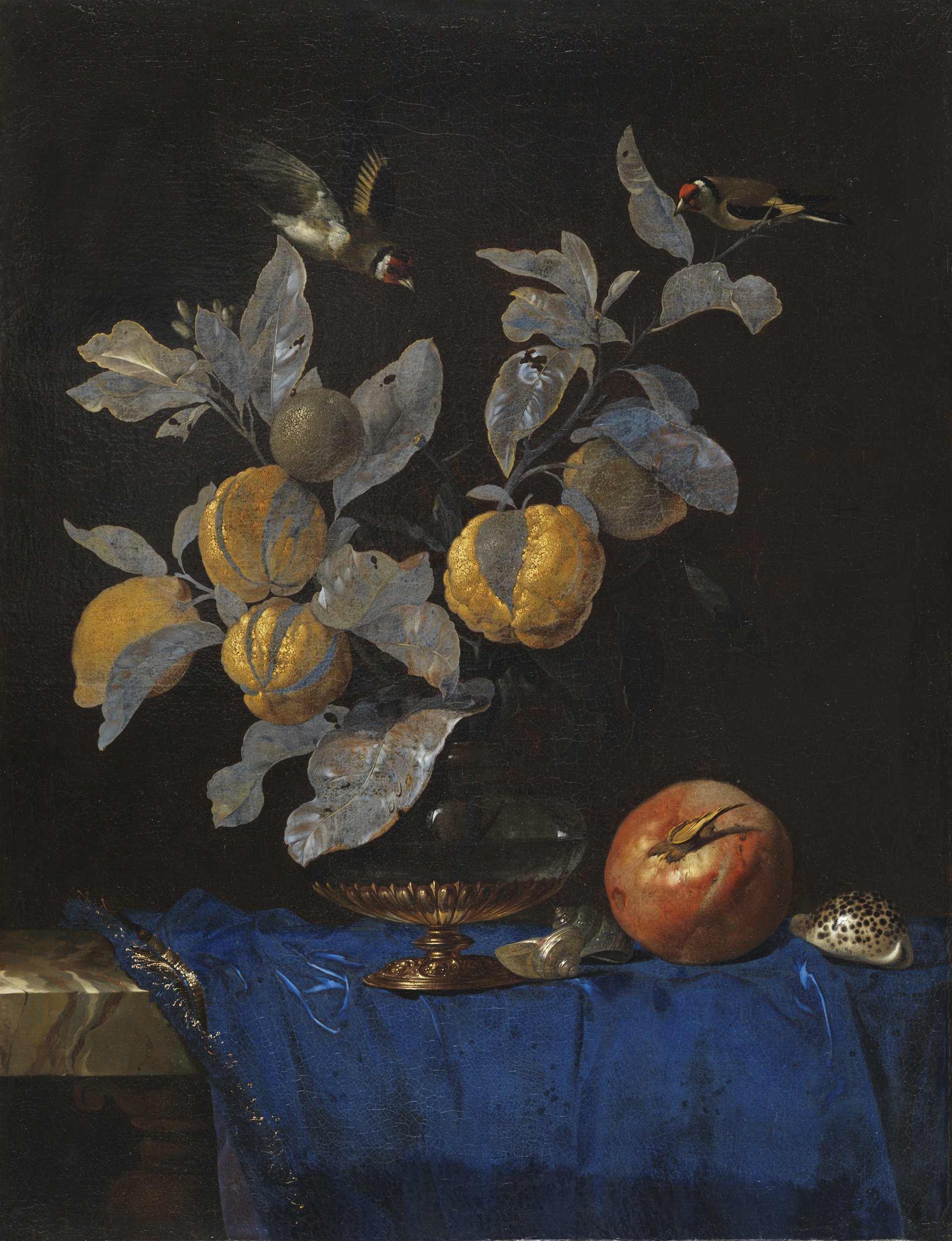 Bodegón con frutas. Willem van Aelst