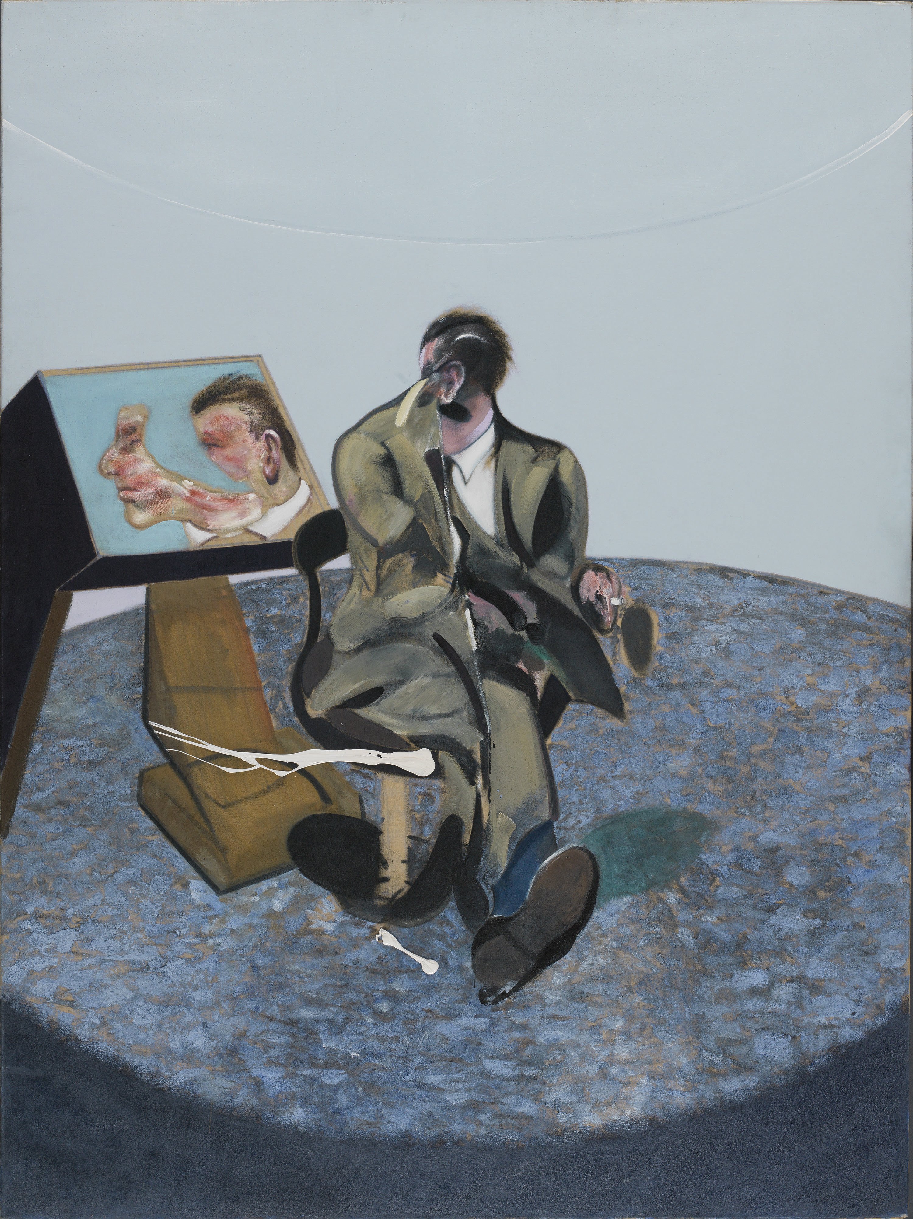 Retrato de George Dyer en un espejo. Francis Bacon