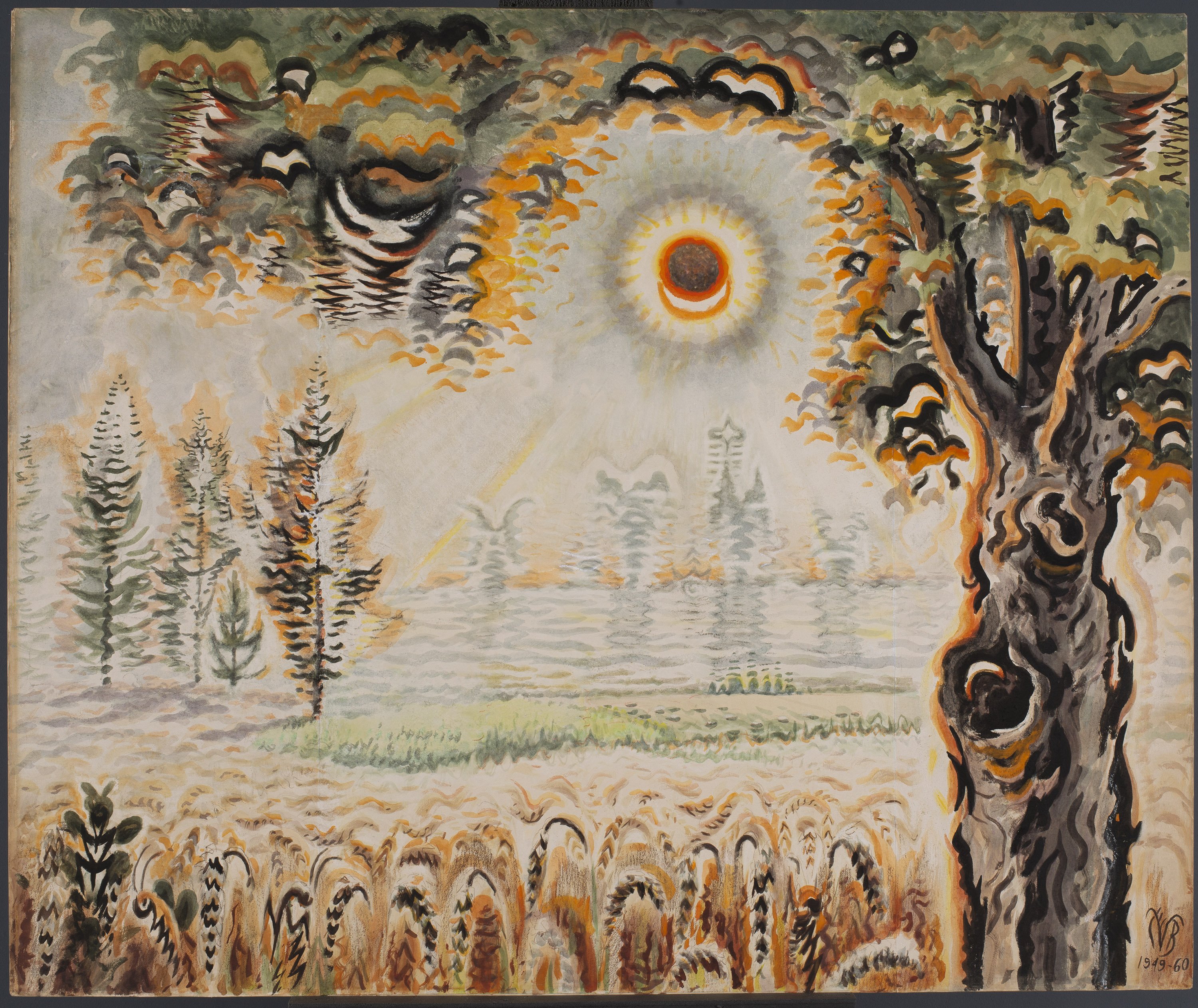 Sol de sequía en julio. Charles Ephraim Burchfield