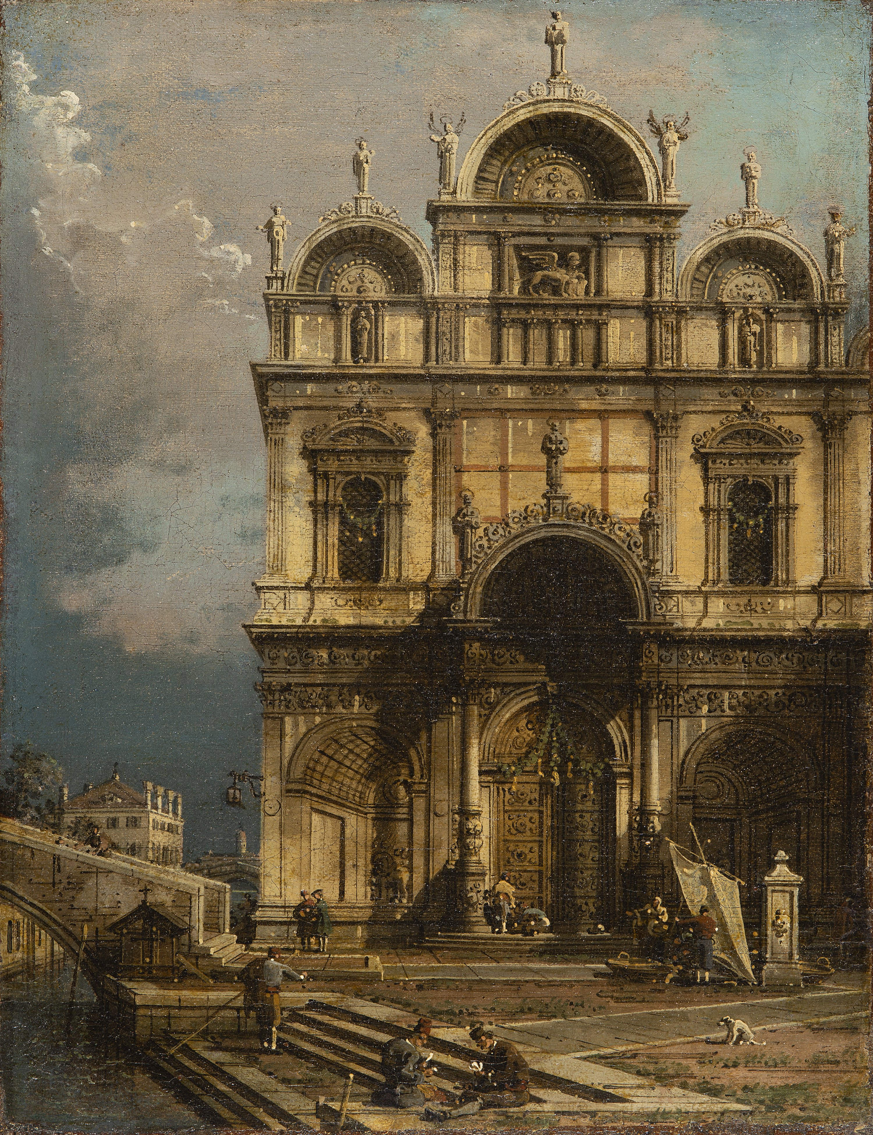 La Escuela de San Marco. Canaletto (Giovanni Antonio Canal)