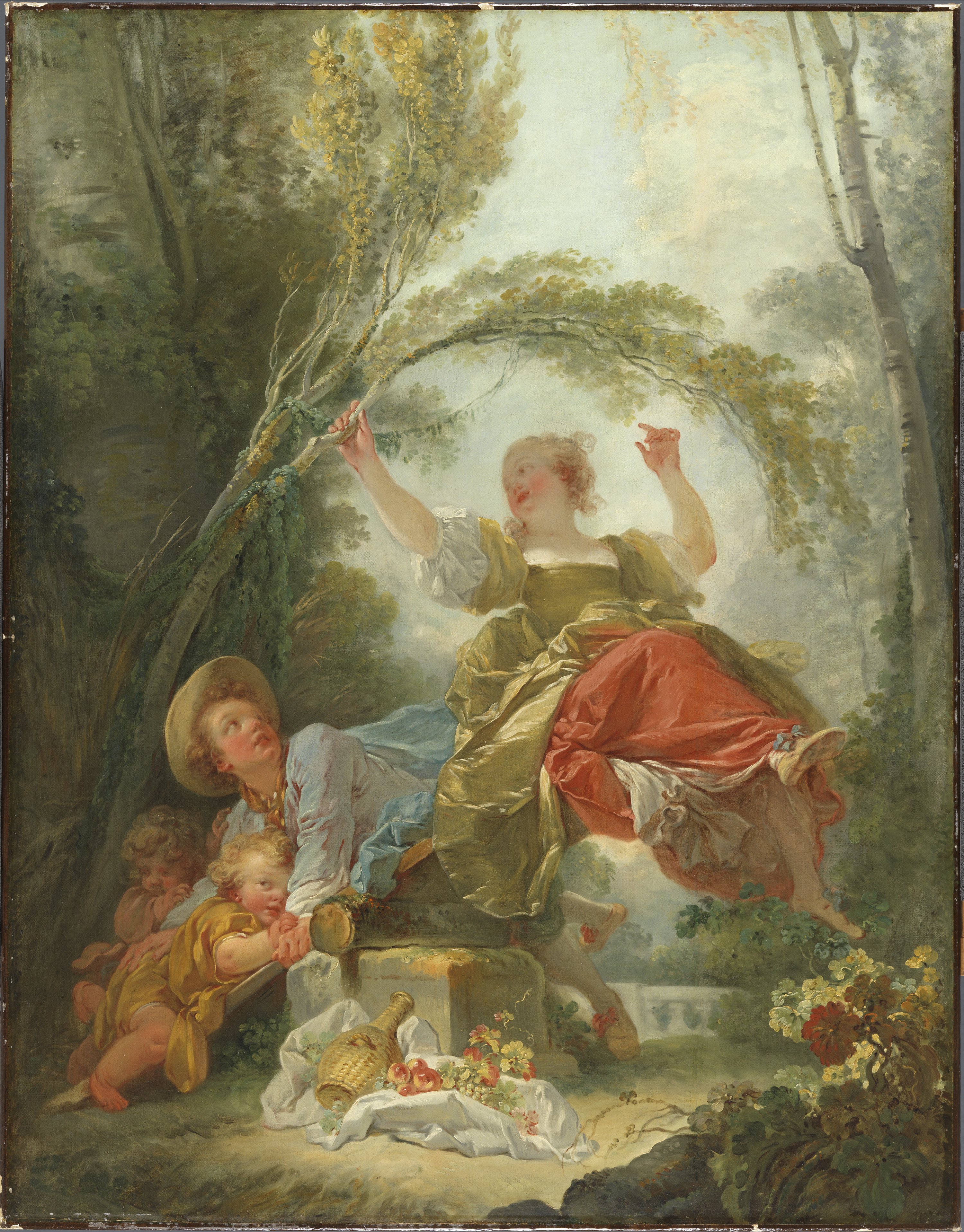 El columpio. Jean-Honoré Fragonard