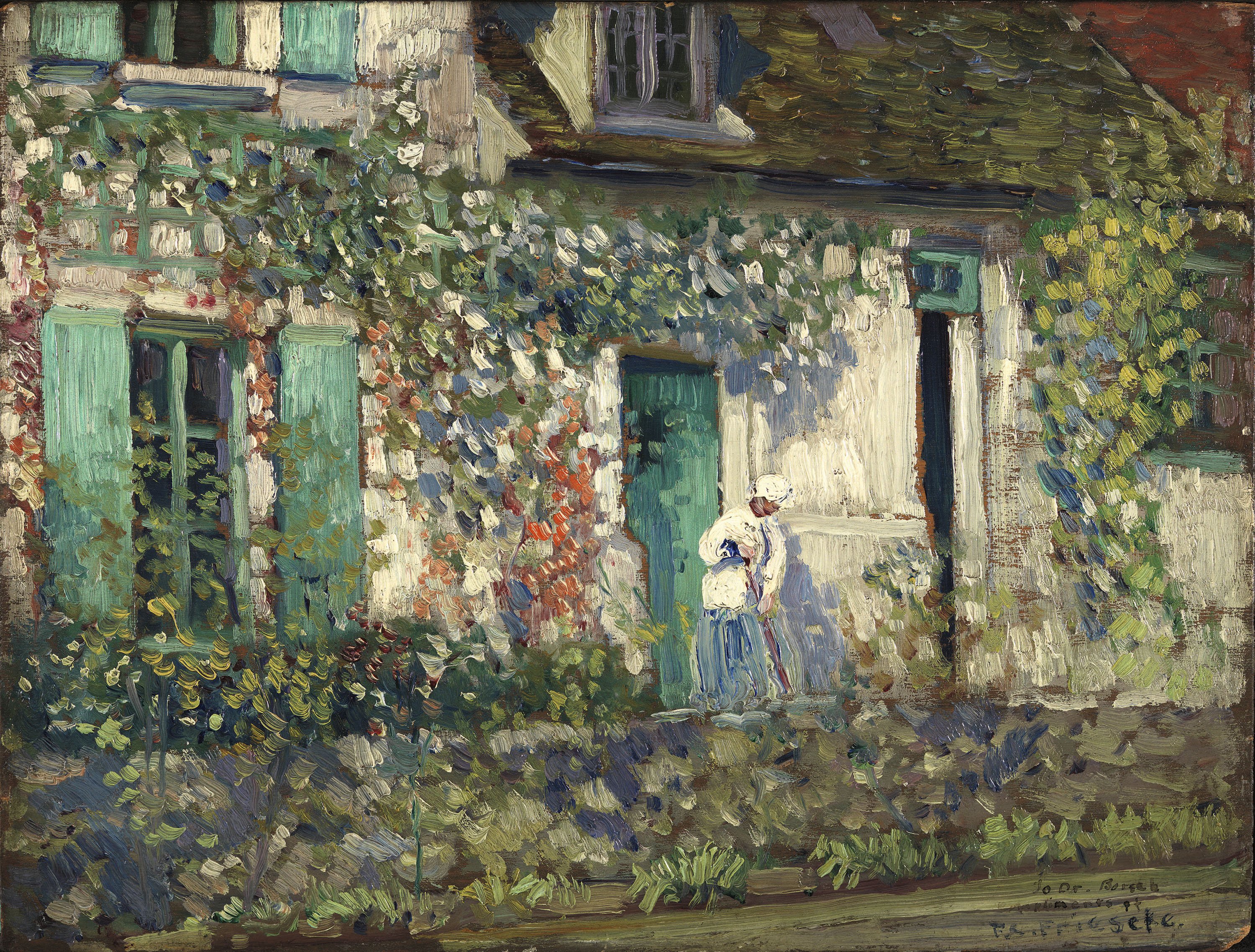 La casa en Giverny. Frederick Carl Frieseke