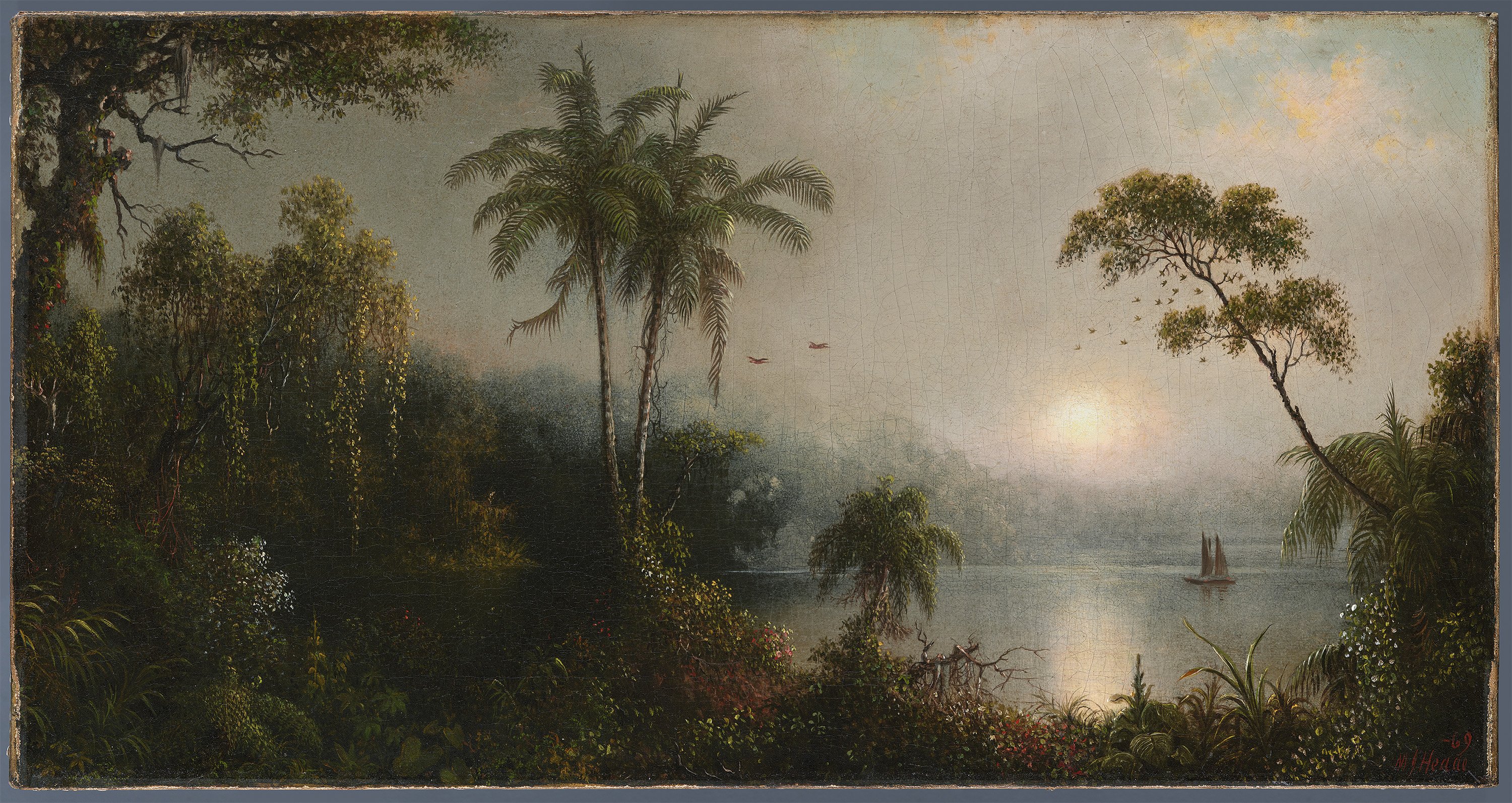 HEADE MARTIN JOHNSON. Amanecer en Nicaragua