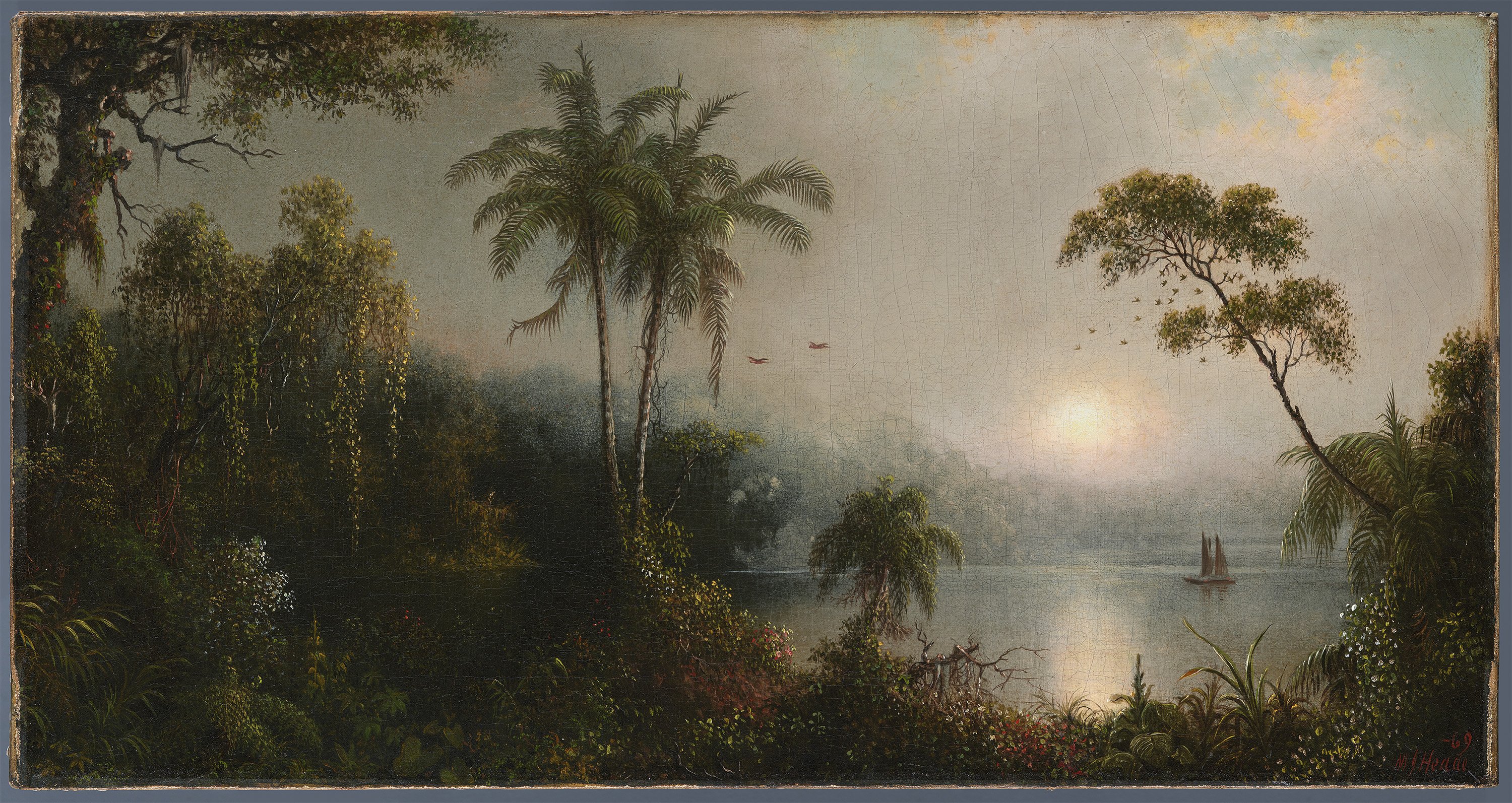 Sunrise in Nicaragua. Amanecer en Nicaragua, 1869