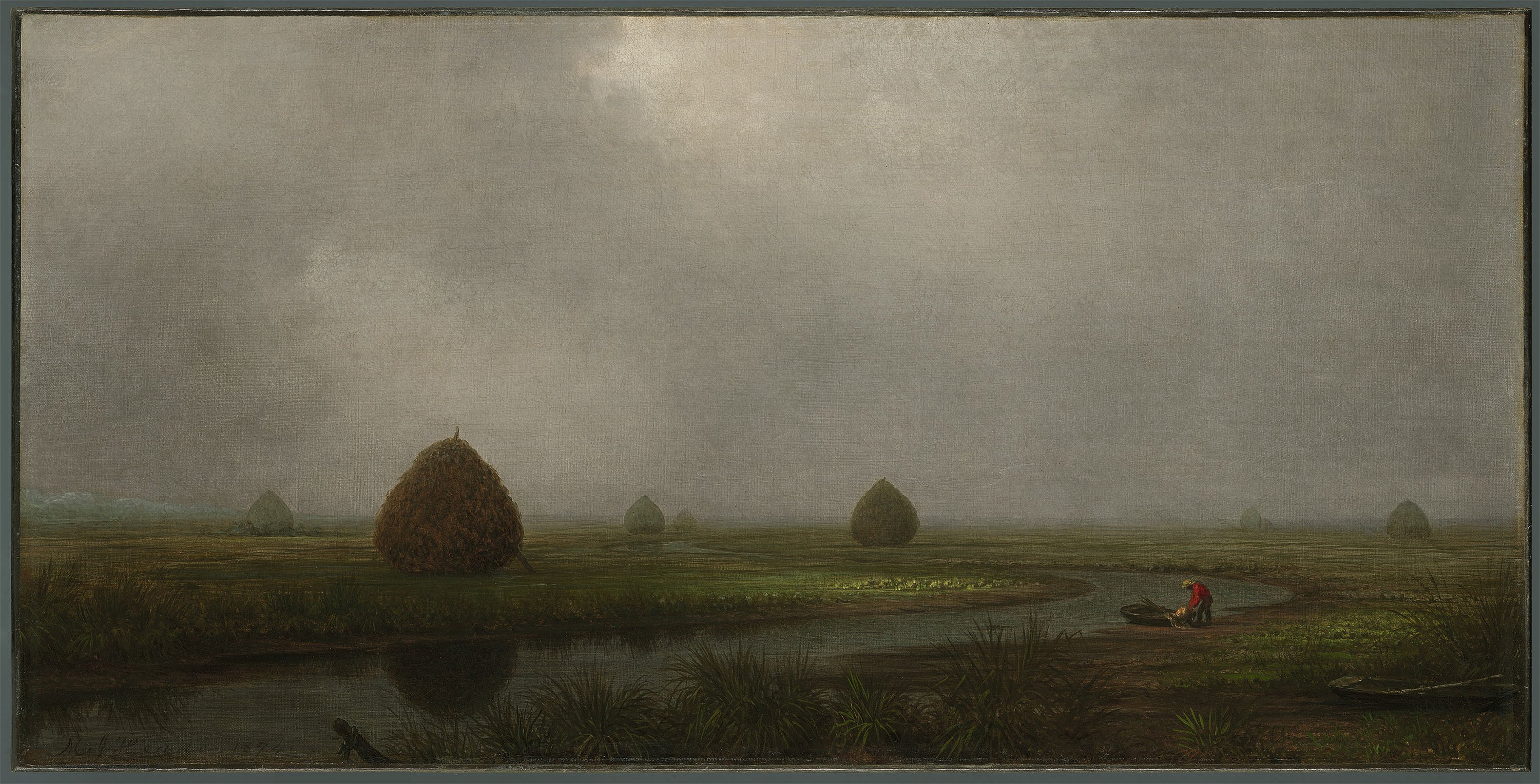 Jersey Marshes. Pantanos en Jersey, 1874