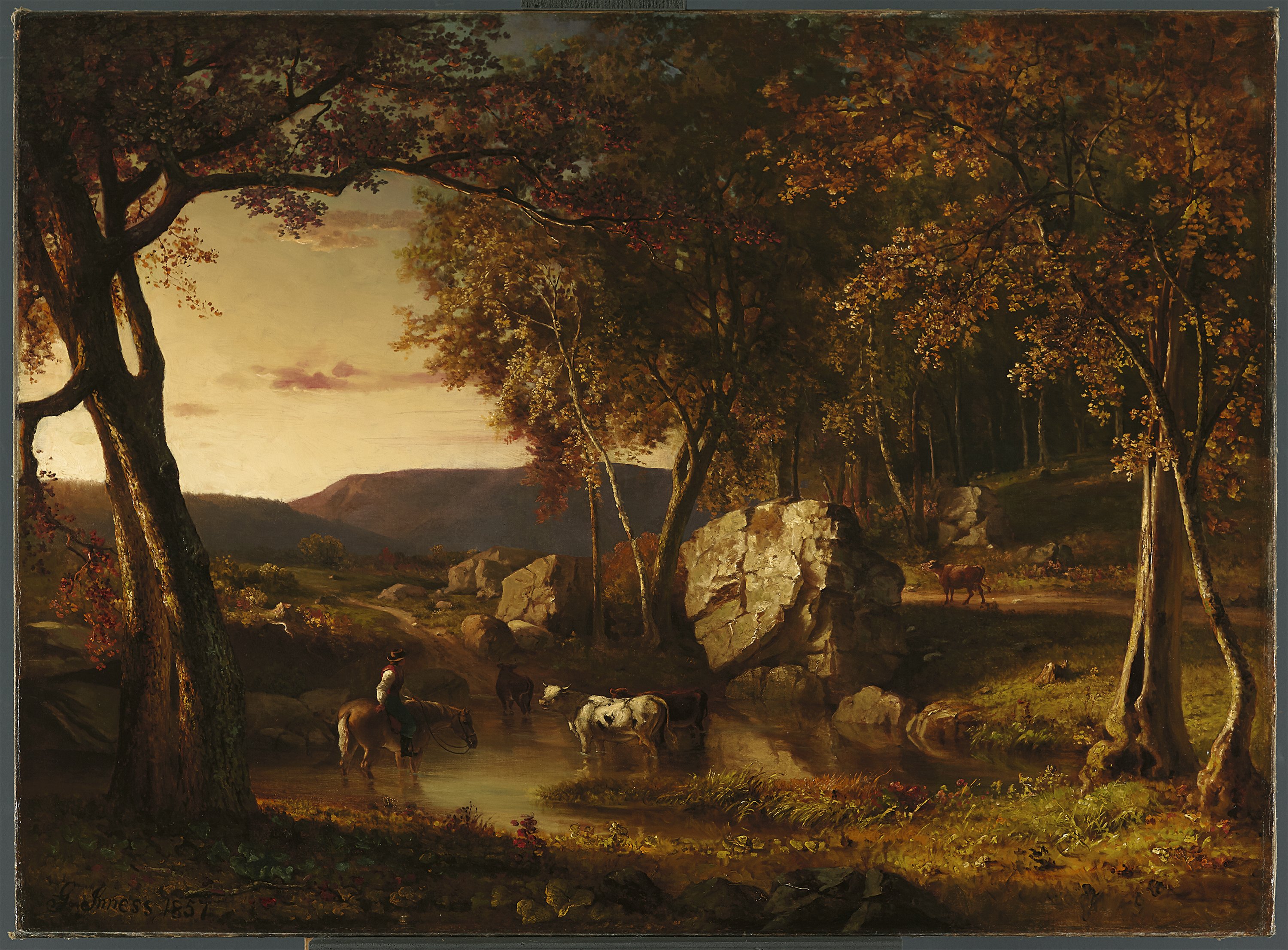 Summer Days - Inness, George. Museo Nacional Thyssen-Bornemisza