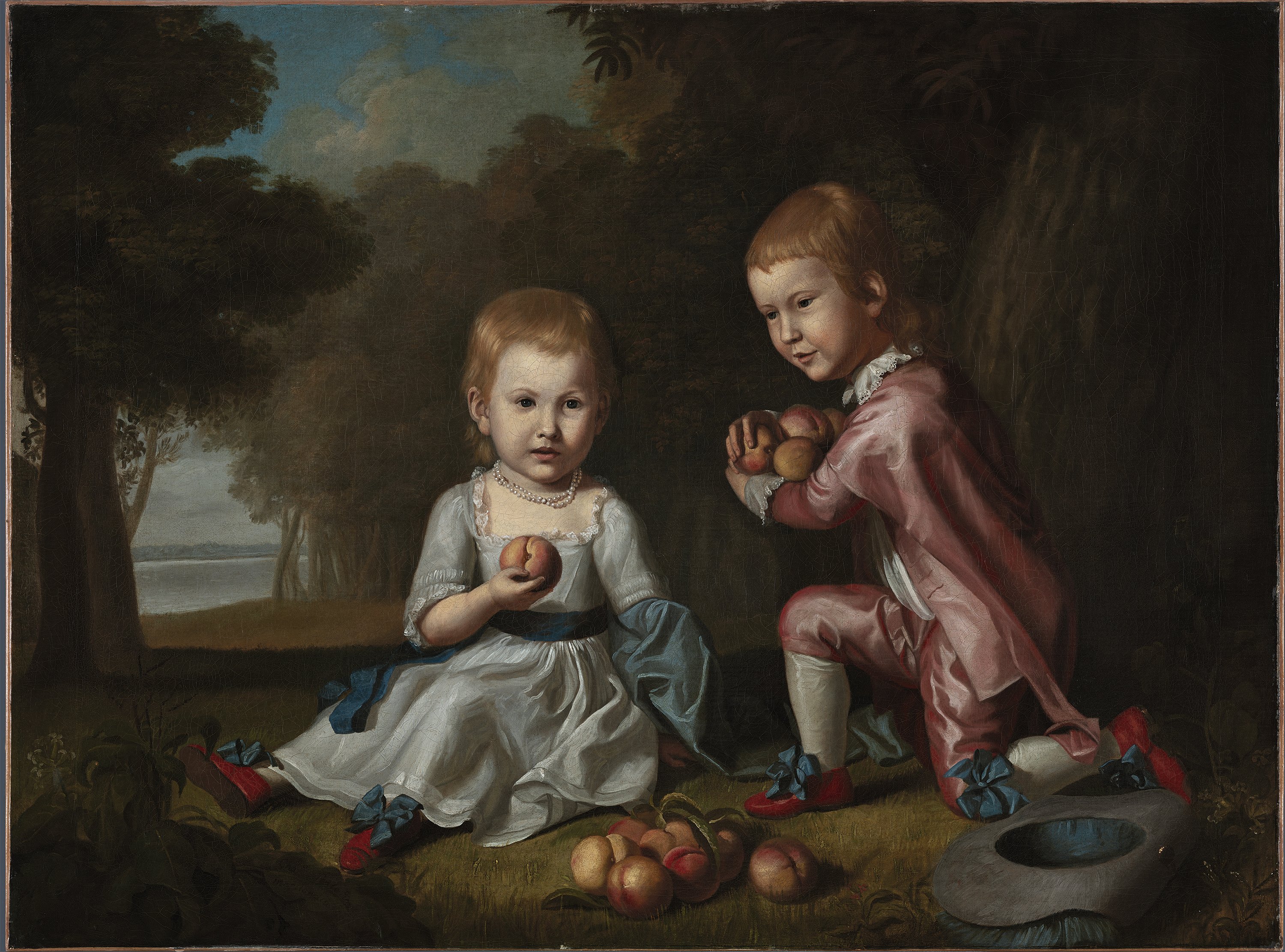 The Stewart Children. Retrato de Isabella y John Stewart, c. 1773-1774