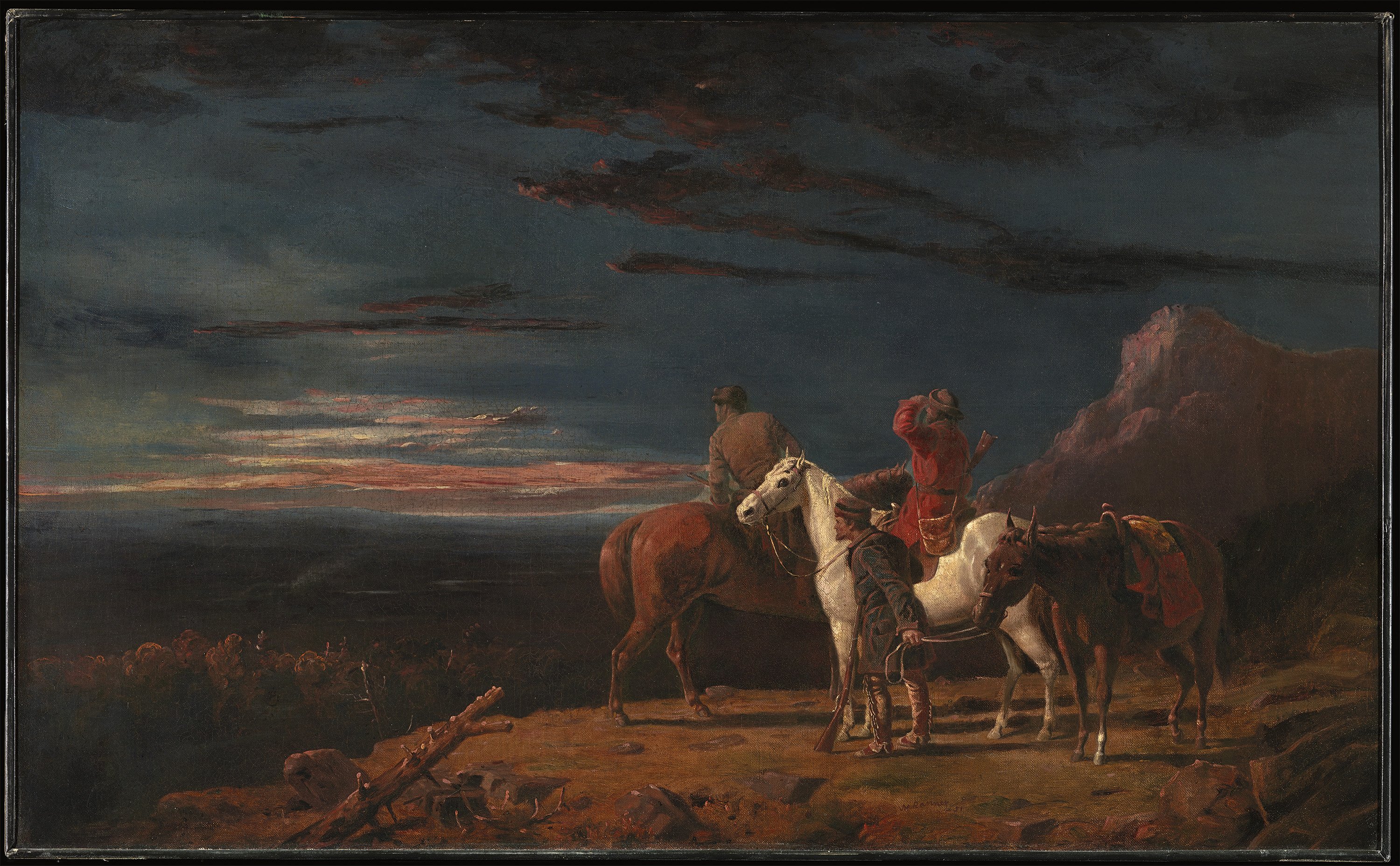 The Scouting Party. El destacamento de exploradores, 1851