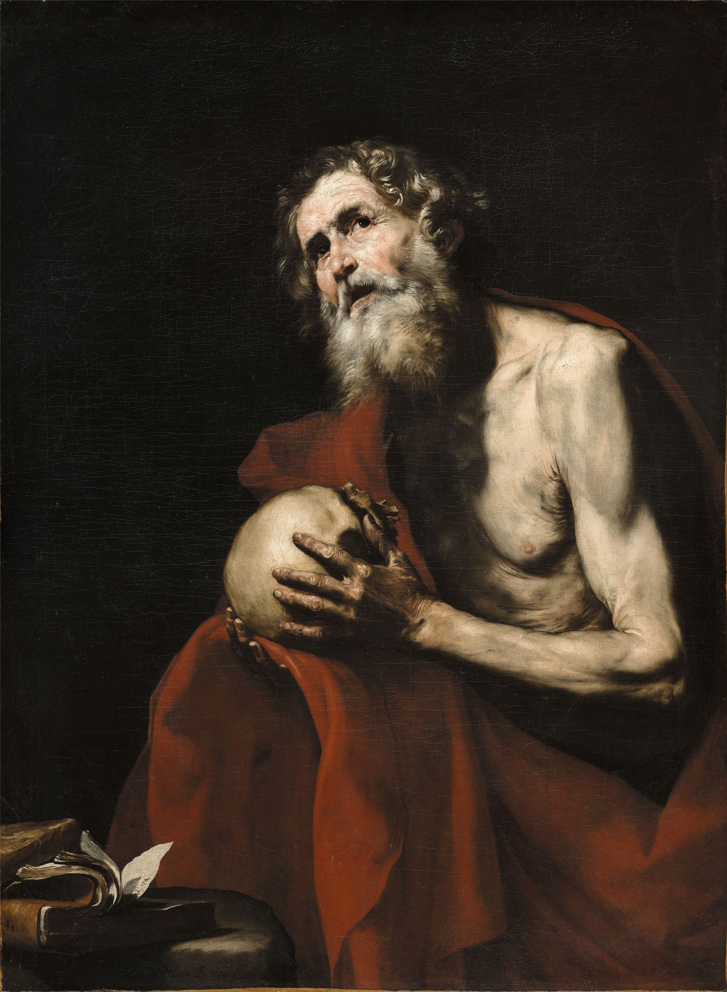 an Jerónimo penitente. José de (llamado "el Españoleto") Ribera