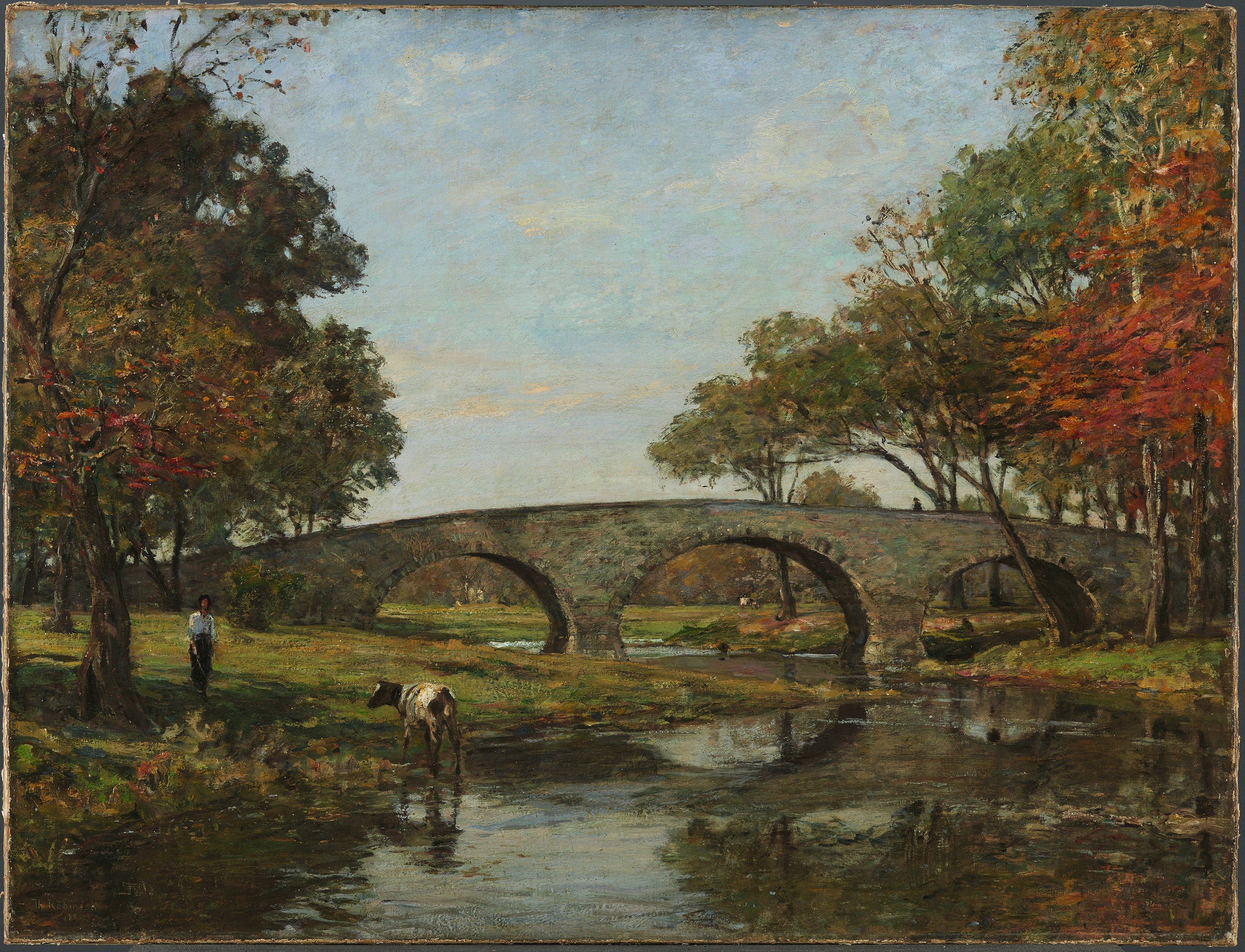 The Old Bridge. El viejo puente, 1890