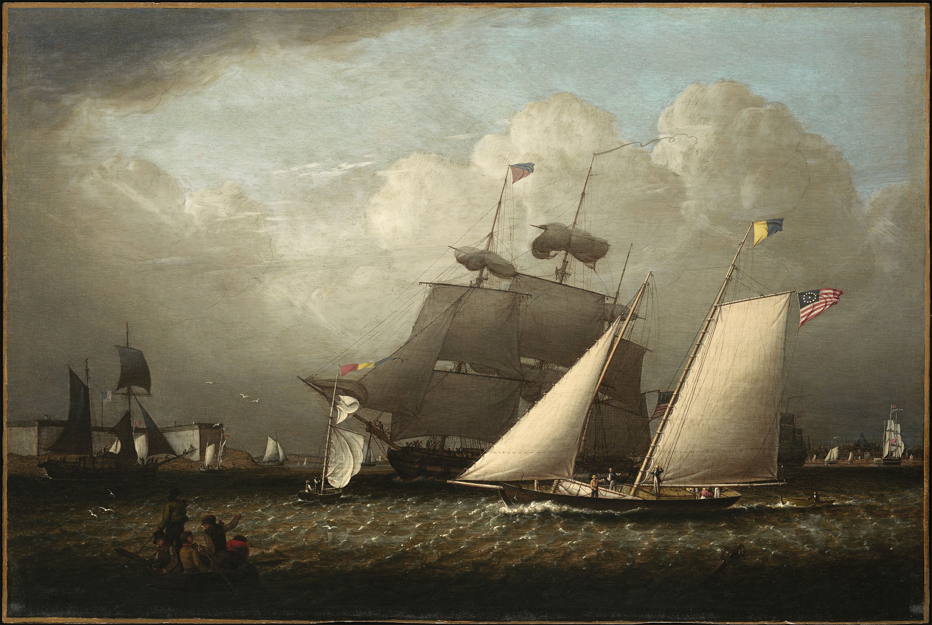 Picture of the 'Dream' Pleasure Yacht. Imagen del yate "Dream", 1839