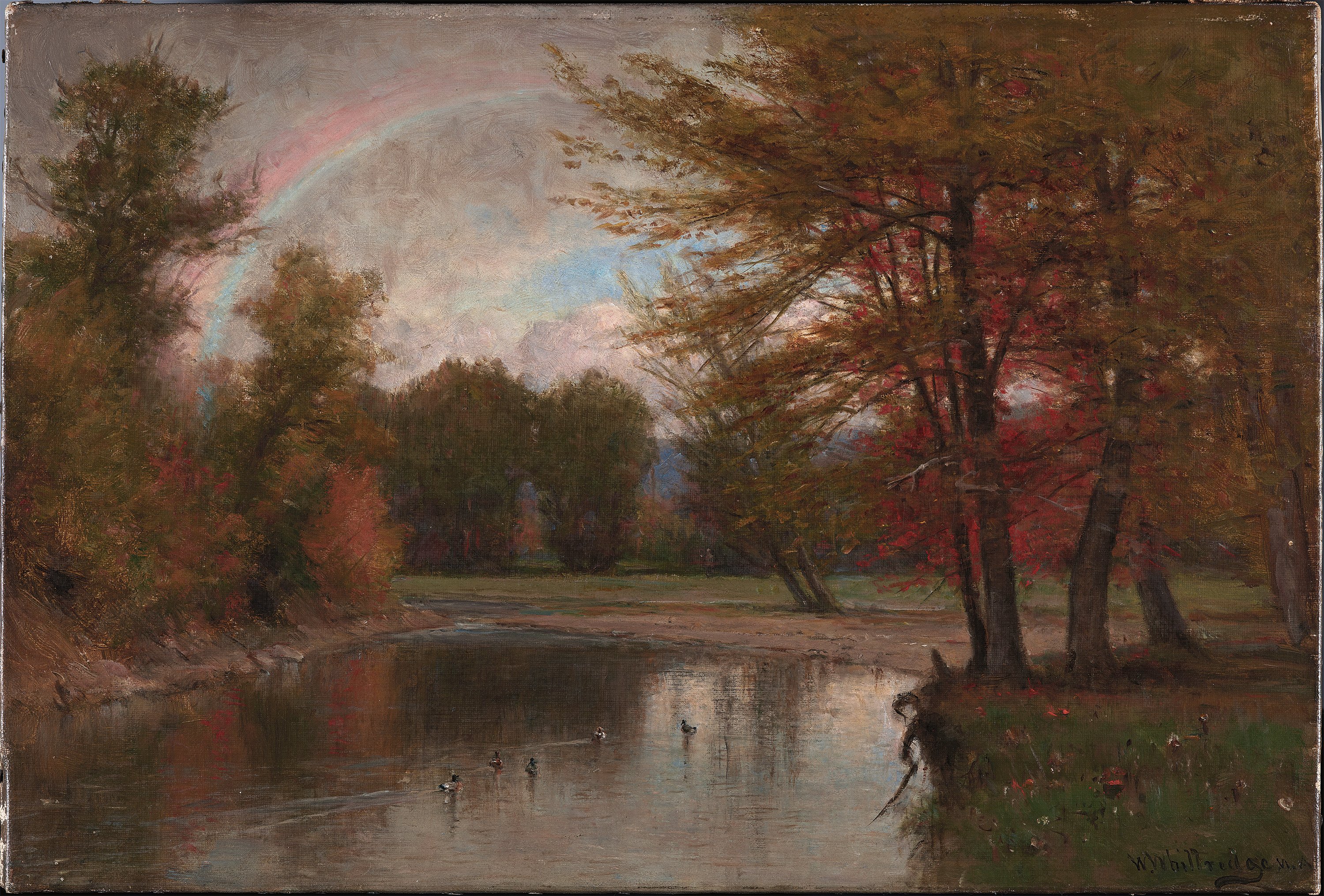 WHITTREDGE WORTHINGTON. El arco iris otoño Catskill