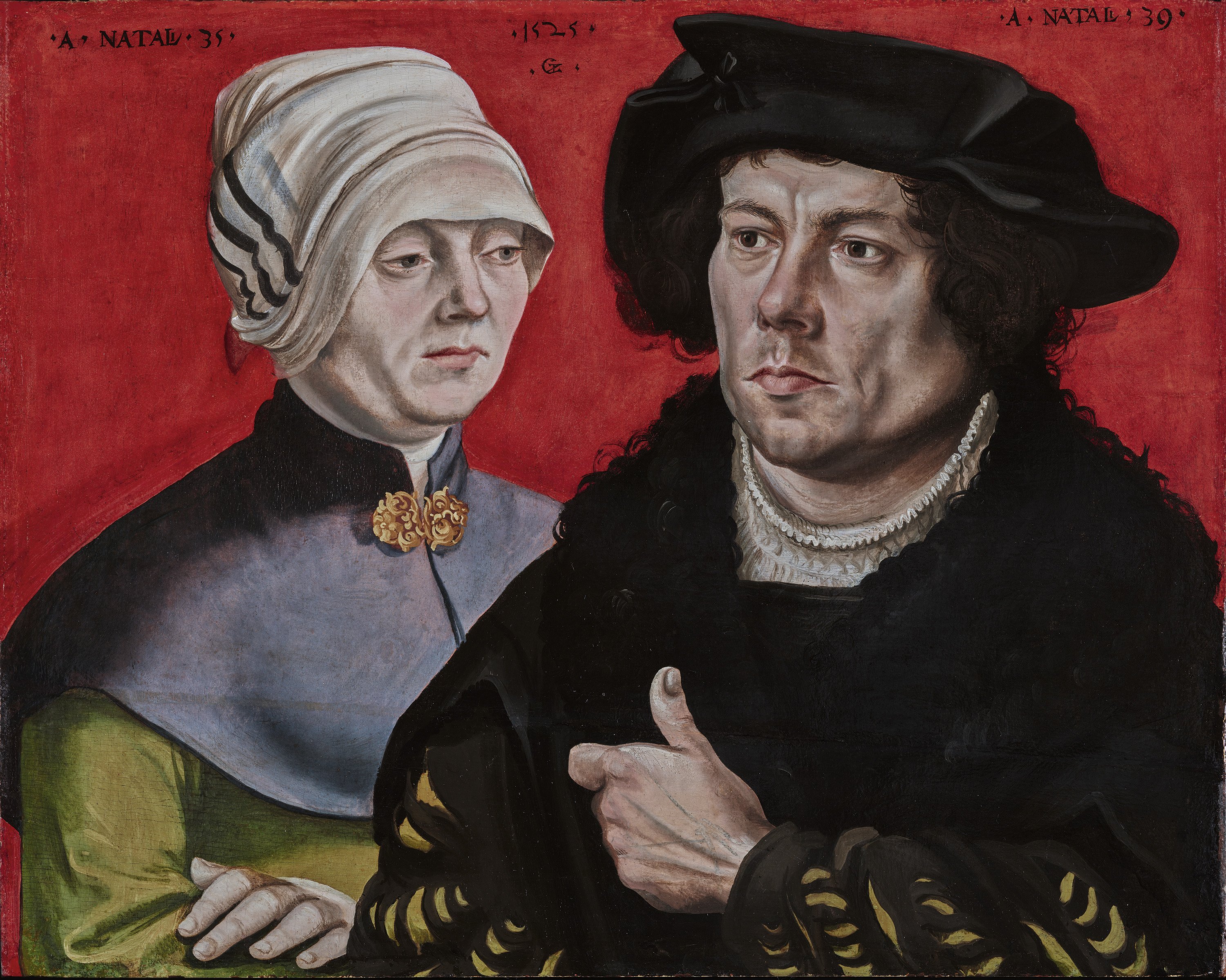Portrait of a married Couple. Retrato de un matrimonio, 1525