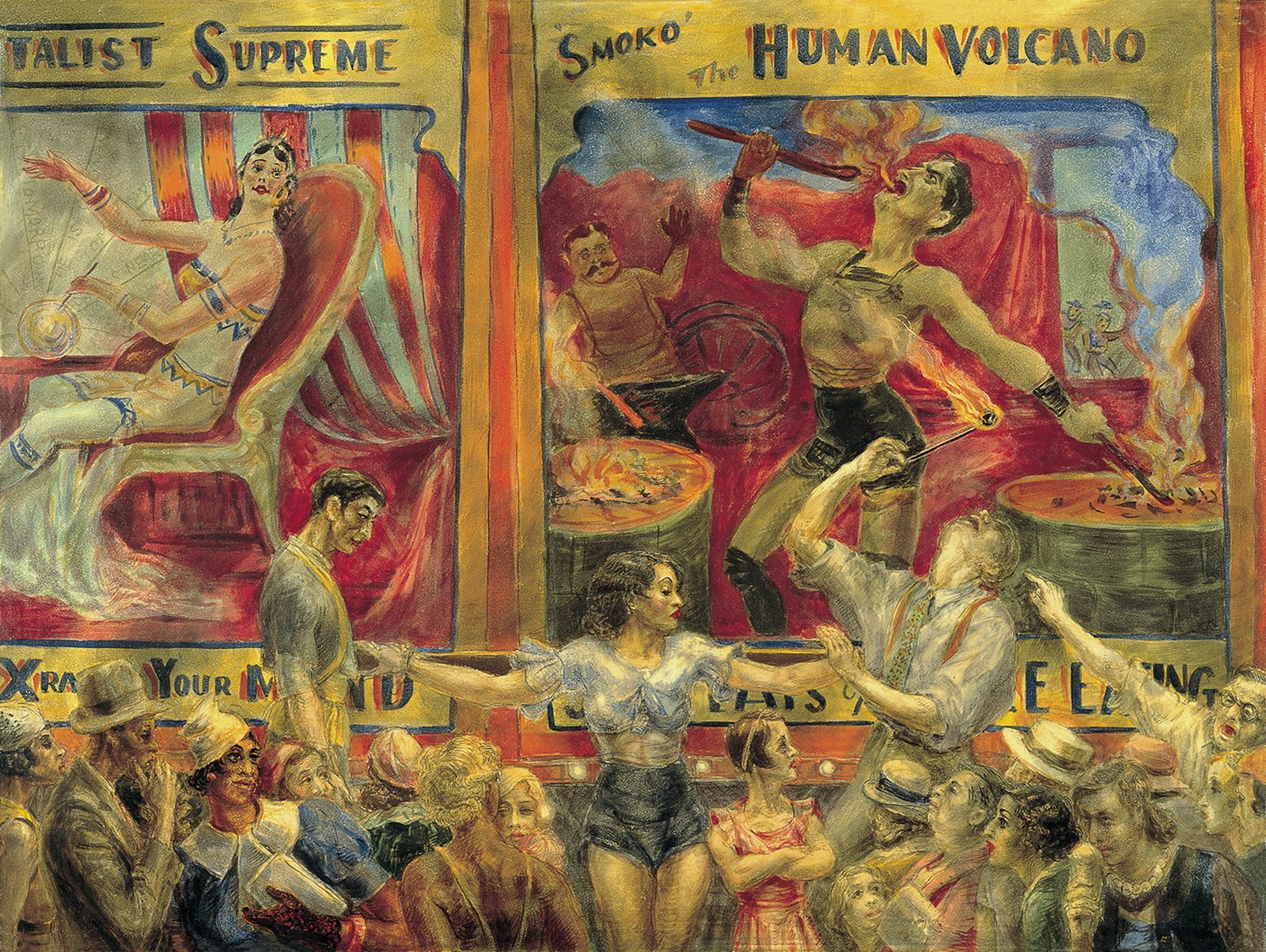 Smoko. El volcán humano. Reginald Marsh