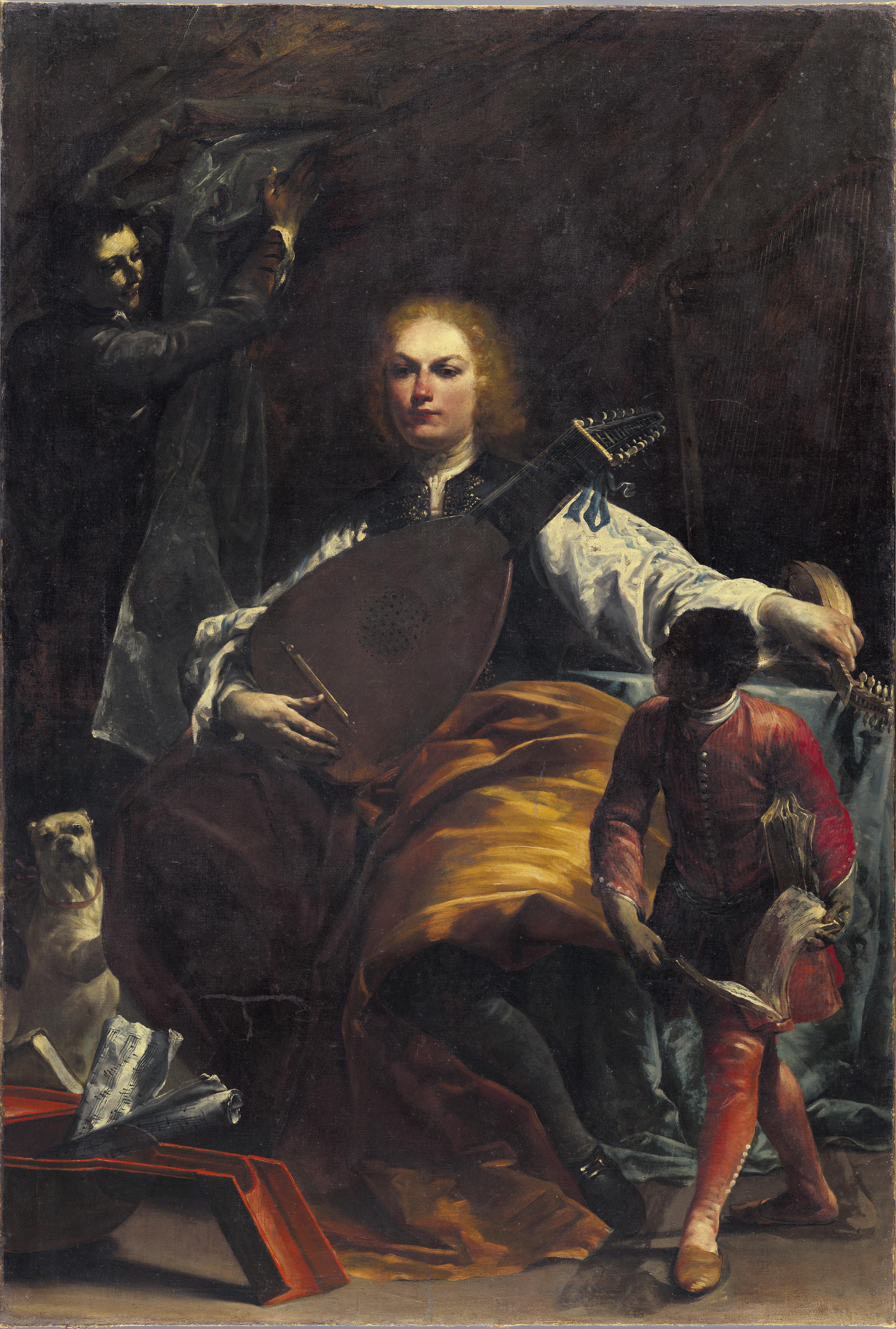 Retrato del Conde Fulvio Grati. Giuseppe Maria (llamado 'lo Spagnolo') Crespi