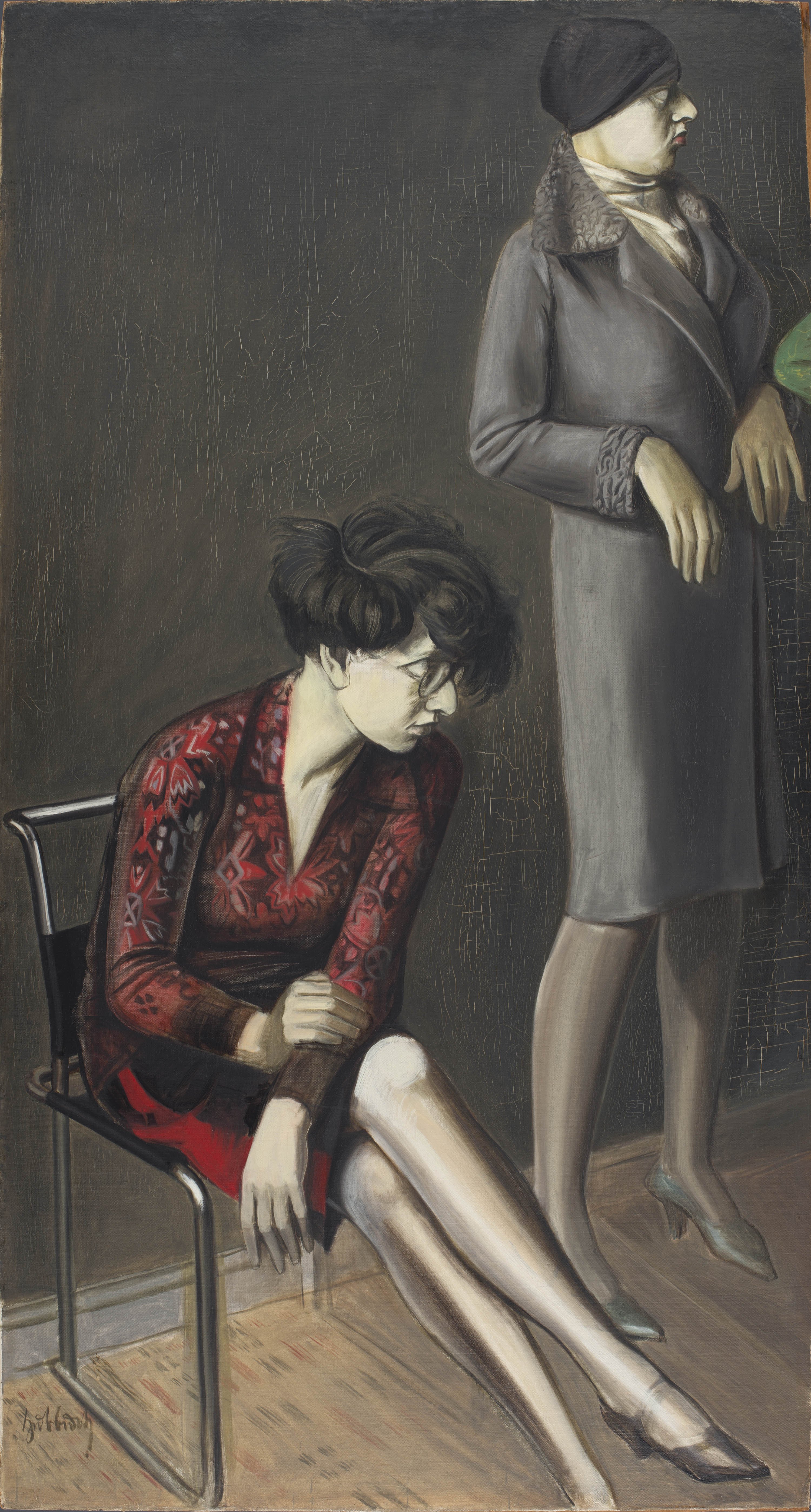 Doble retrato de Hilde II. Karl Hubbuch