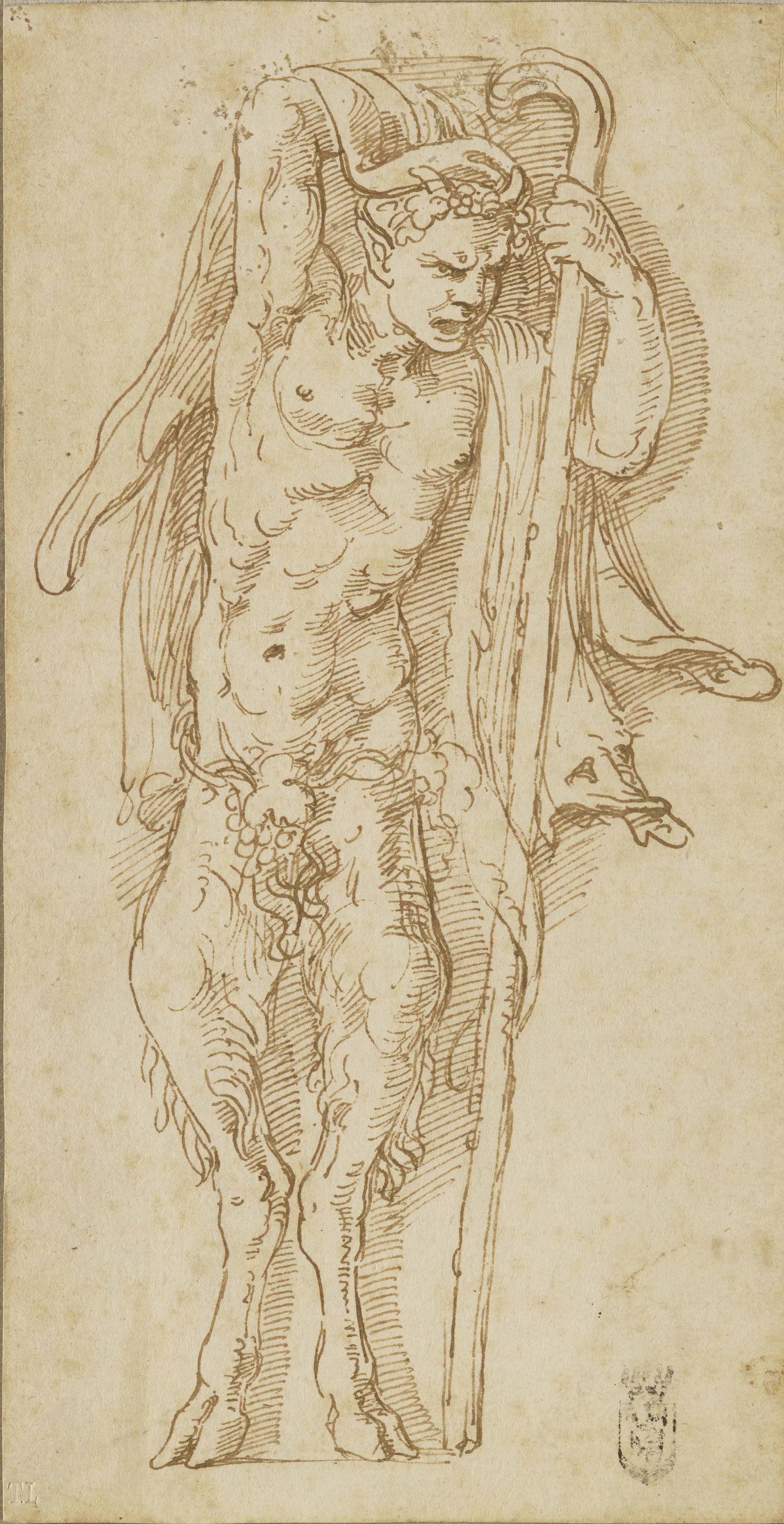 A Satyr. Un sátiro, c.1527-1530